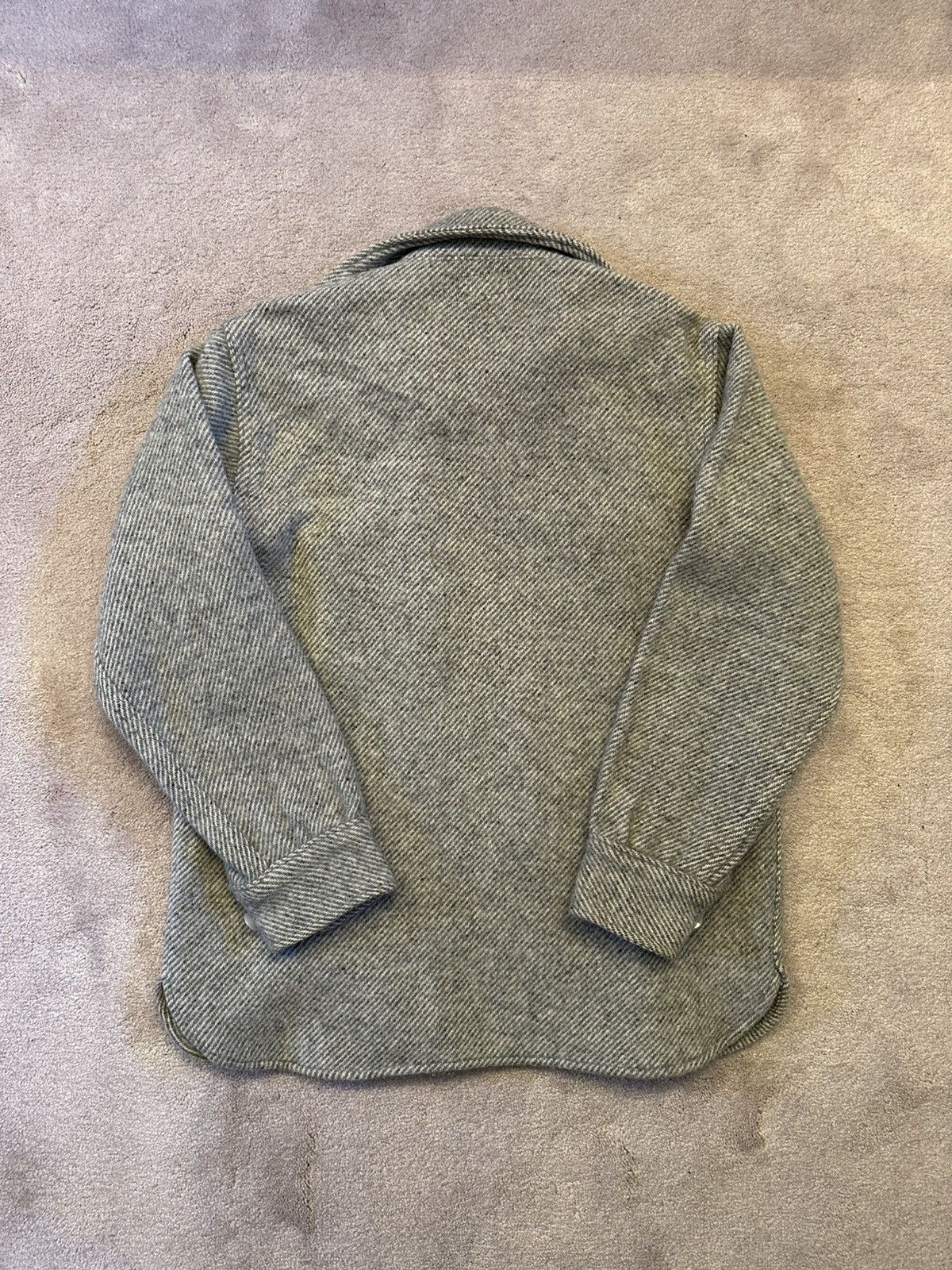 L.L. Bean Vintage 1970s L.L. Bean Virgin Wool Herringbone Shirt Jacket Size US M / EU 48-50 / 2 - 7 Thumbnail
