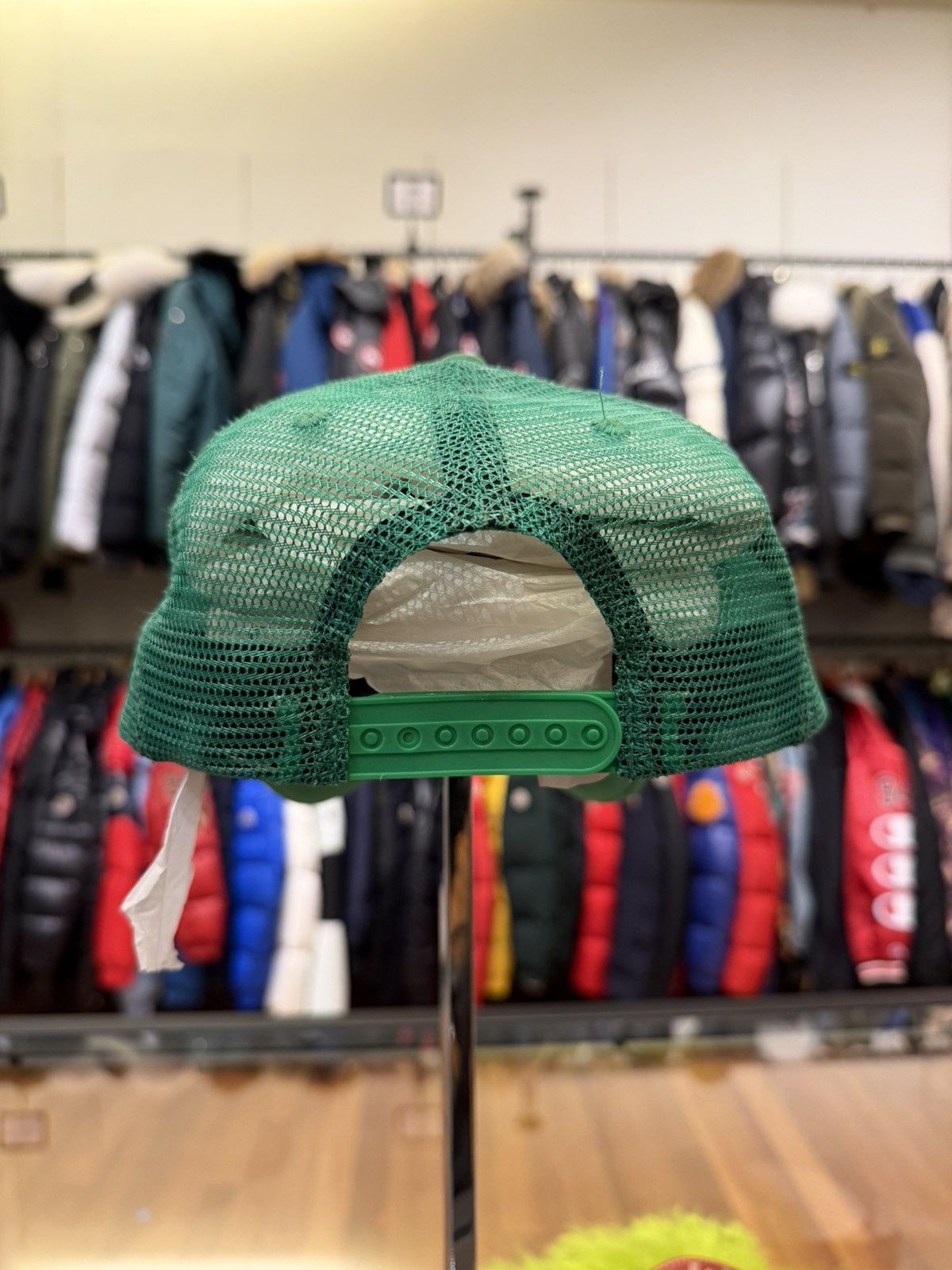 Vale Vale Embroidered Trucker Hat - Green Size ONE SIZE - 2 Thumbnail