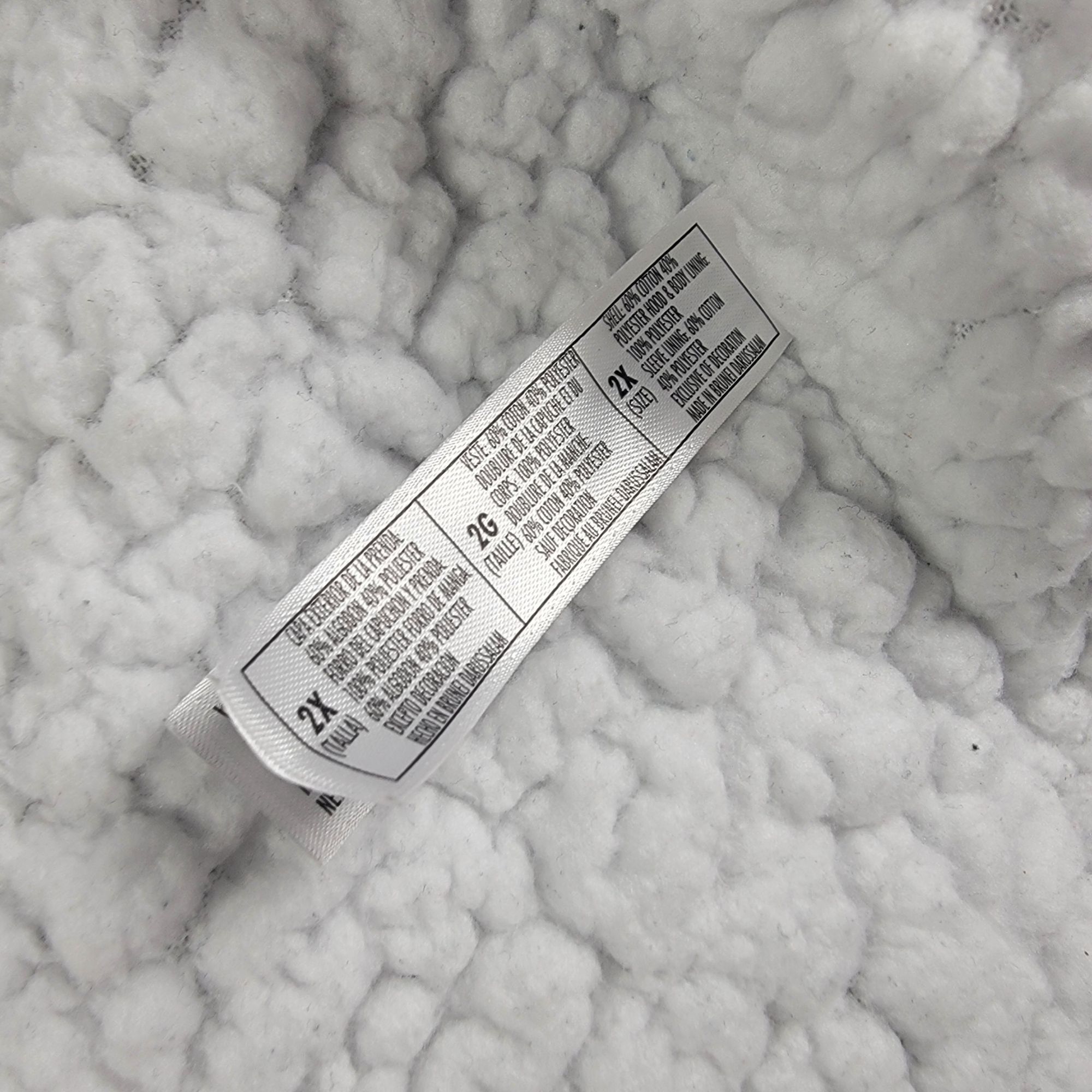 Disney Disney Mickey Mouse Womens 2X Gray Sherpa Lined Full Zip Hoo Size XXL / US 16-18 / IT 52-54 - 5 Thumbnail
