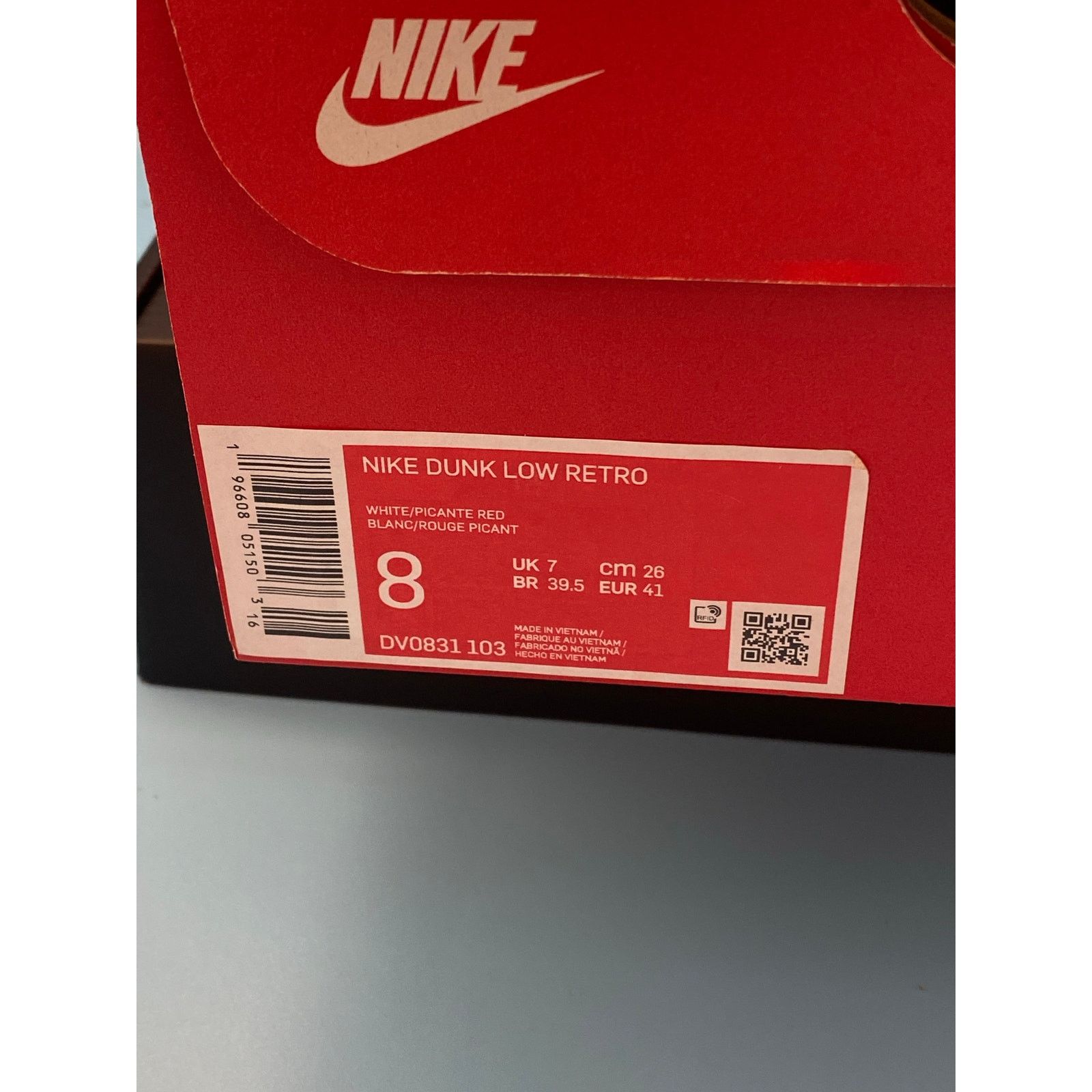 Nike Nike Dunk Low Retro 'Picante' m8 w9.5 Size US 8 / EU 41 - 9 Thumbnail
