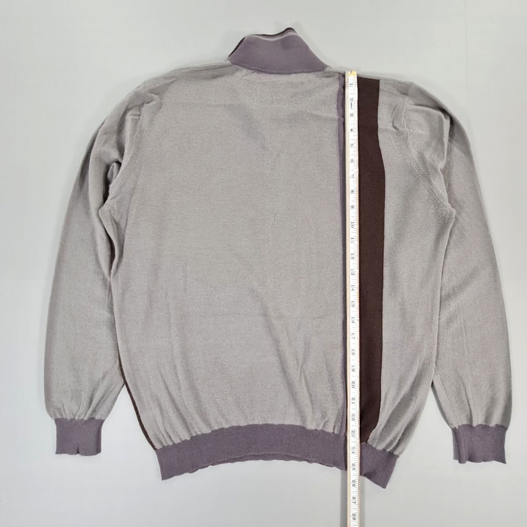 Etro ETRO Jumper Brown Large 100% Cashmere Tight-Knit Collared Pullover Long Sleeve Mens Size US L / EU 52-54 / 3 - 6 Thumbnail