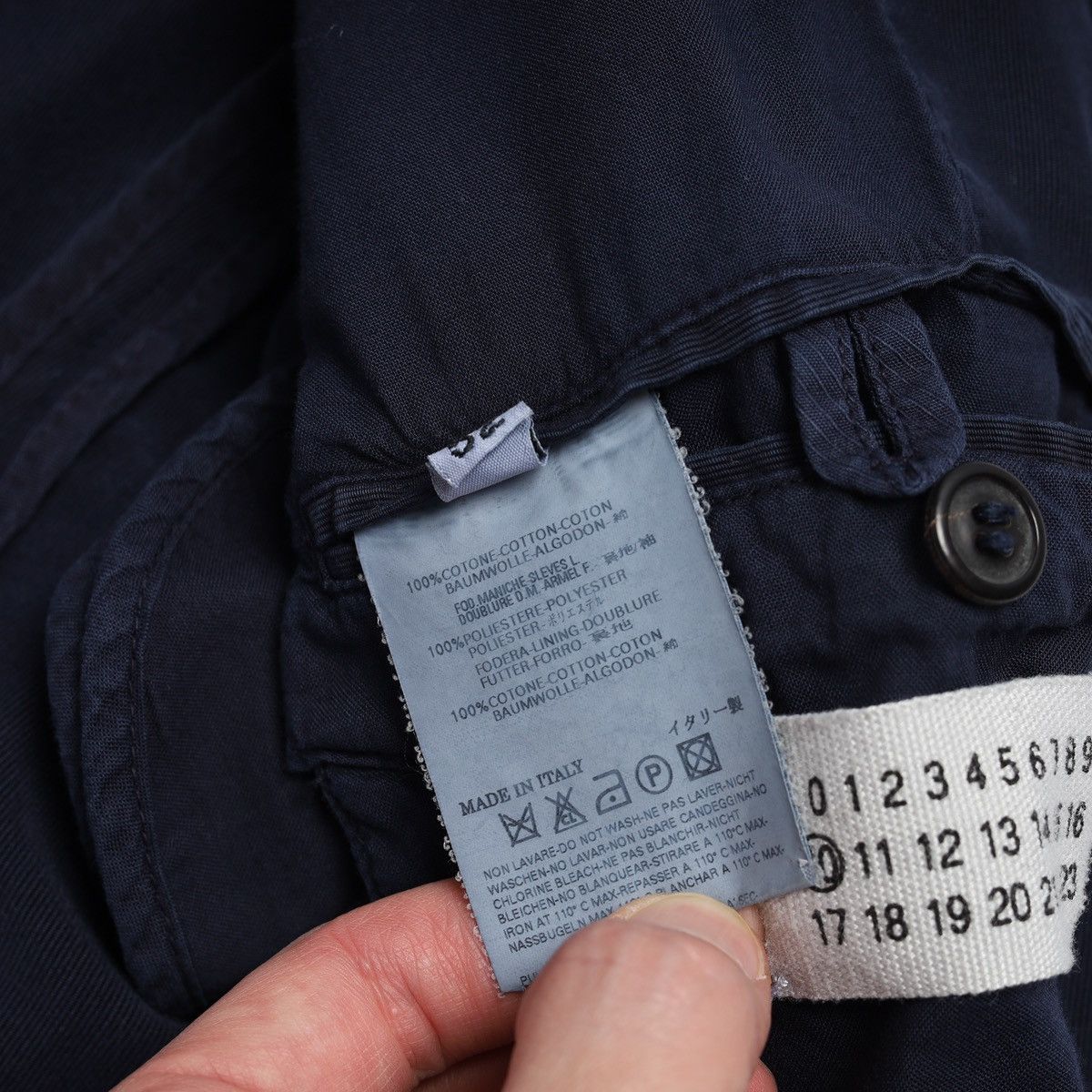 Maison Margiela Maison Martin Margiela Vintage Cotton Jacket Blazer Stone Size 42R - 14 Thumbnail