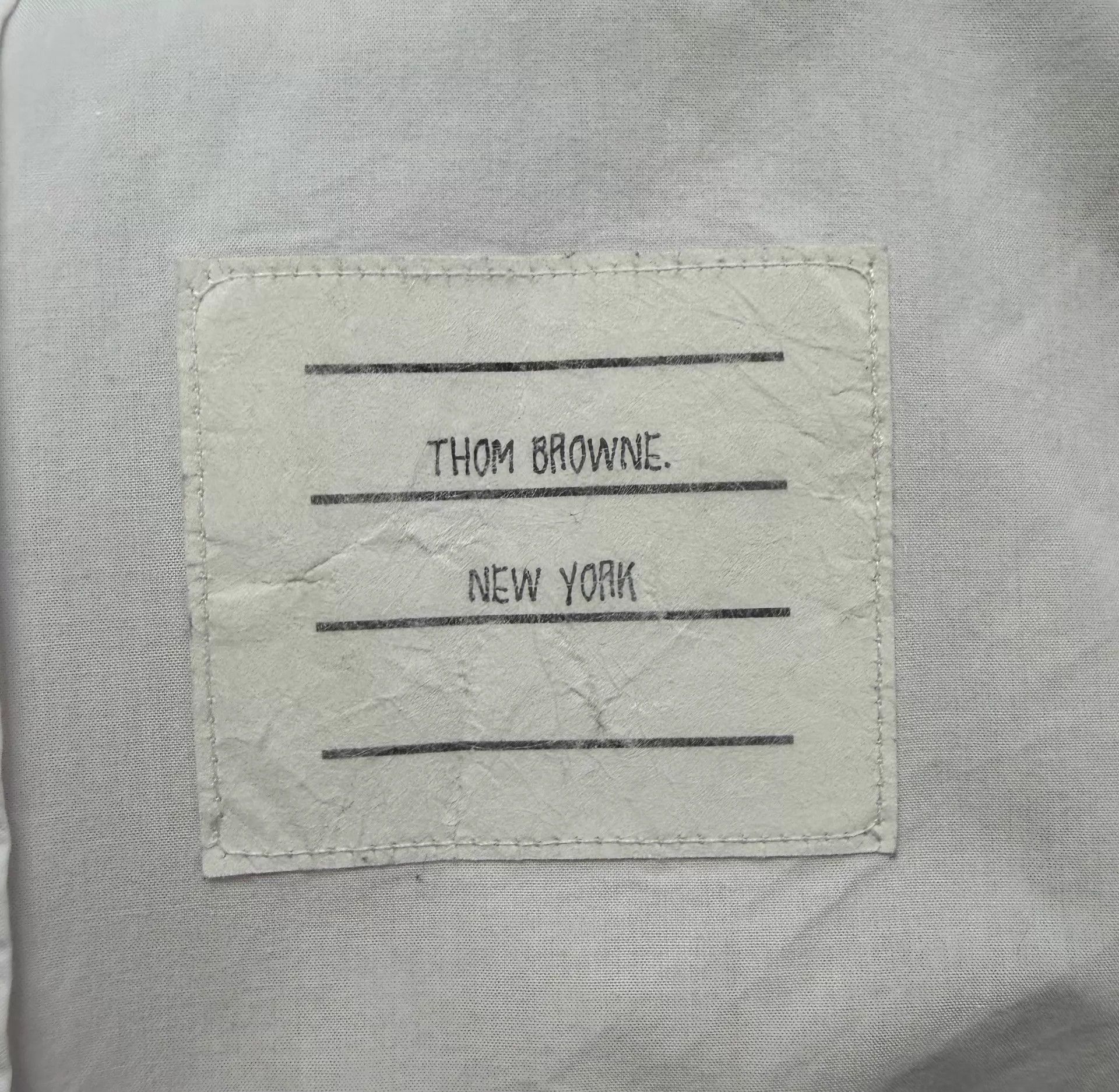 Thom Browne Thom Browne Men's 4-Bar White Poplin Shirt Size 2 Size US M / EU 48-50 / 2 - 4 Thumbnail