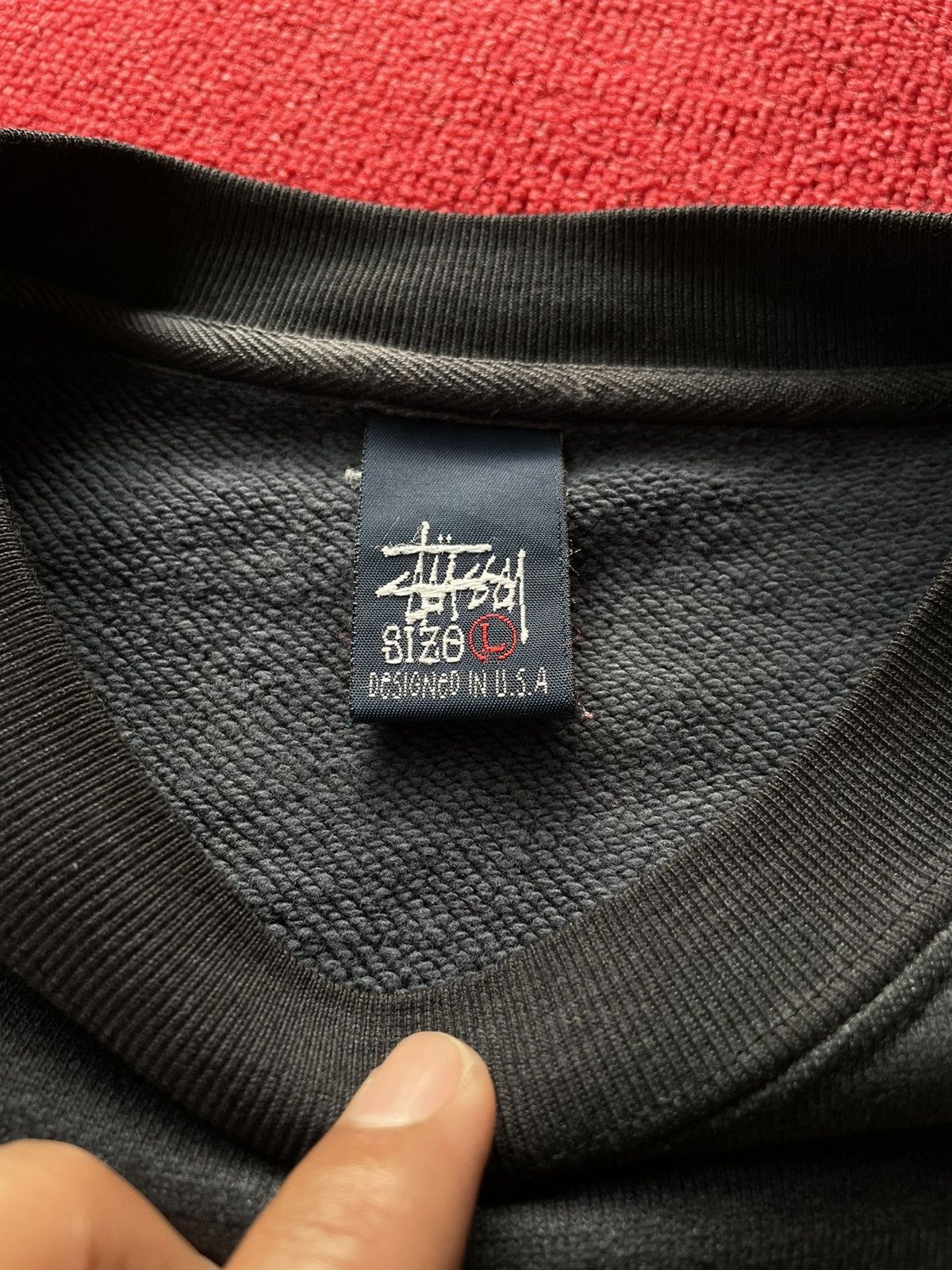 Stussy × Vintage Vintage Stussy 8 Ball Sweatshirt Size US L / EU 52-54 / 3 - 3 Thumbnail