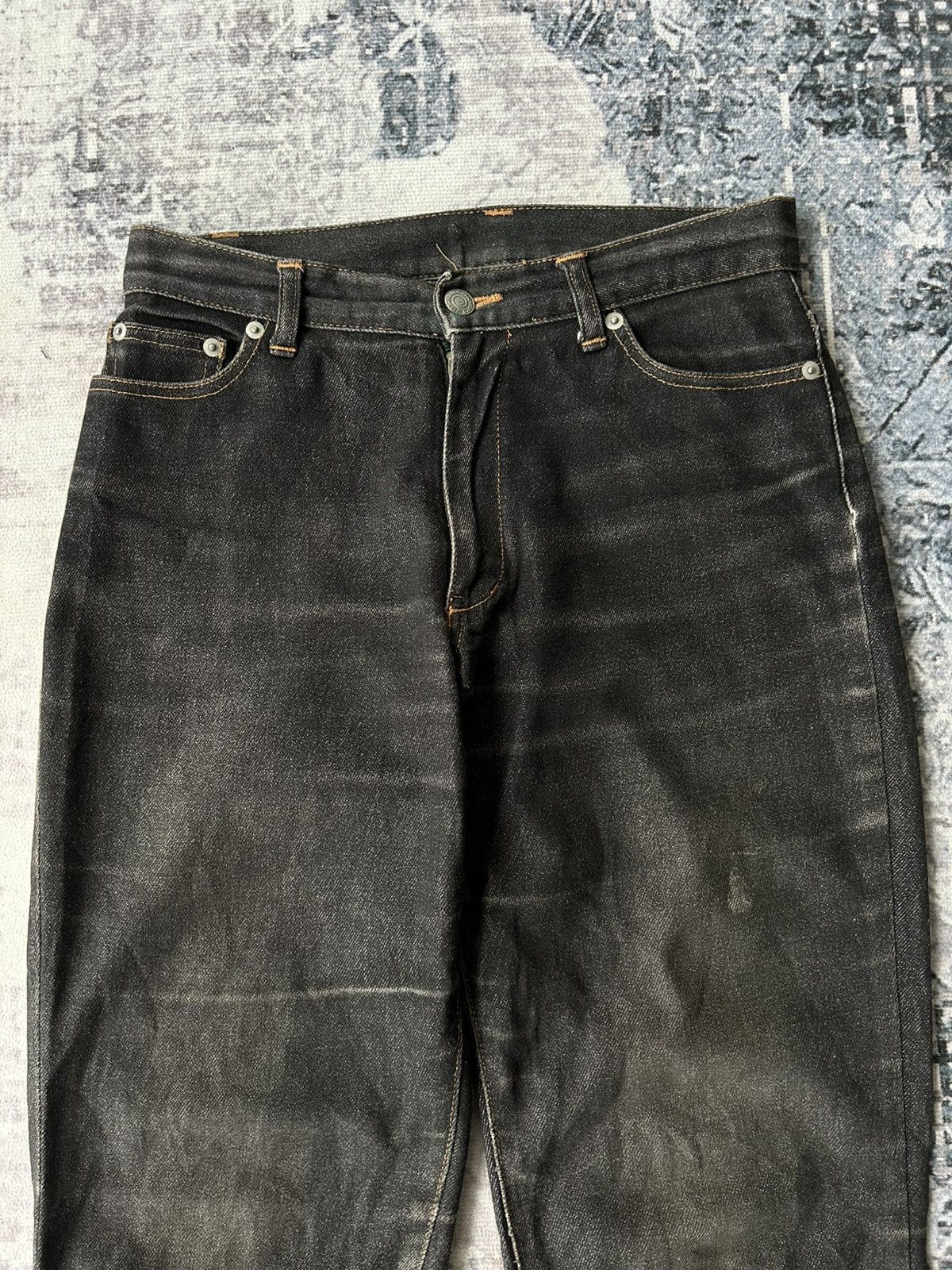 If Six Was Nine Flared Tornado Mart Styles Black Denim Size US 28 / EU 44 - 5 Thumbnail