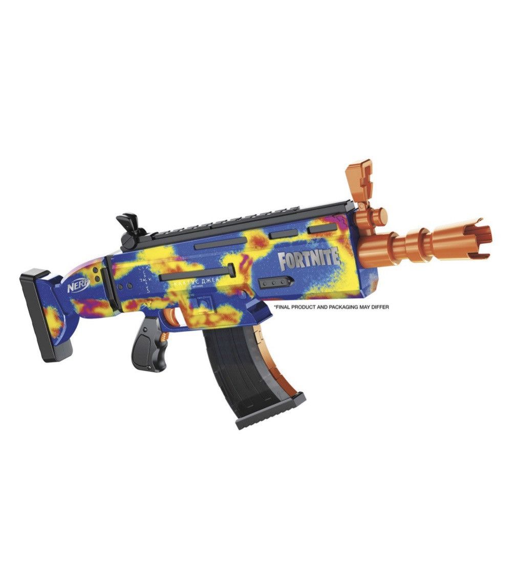 image of Travis Scott Cactus Jack/ Fortnite/ Nerf Ar-Goosebumps Elite Dart Blaster, Men's