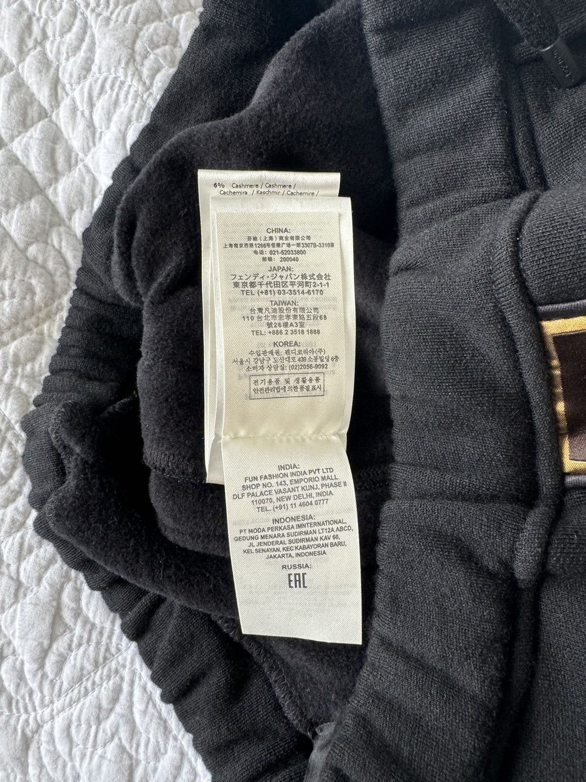 Fendi Fendi cotton logo track pants Size US 32 / EU 48 - 9 Thumbnail