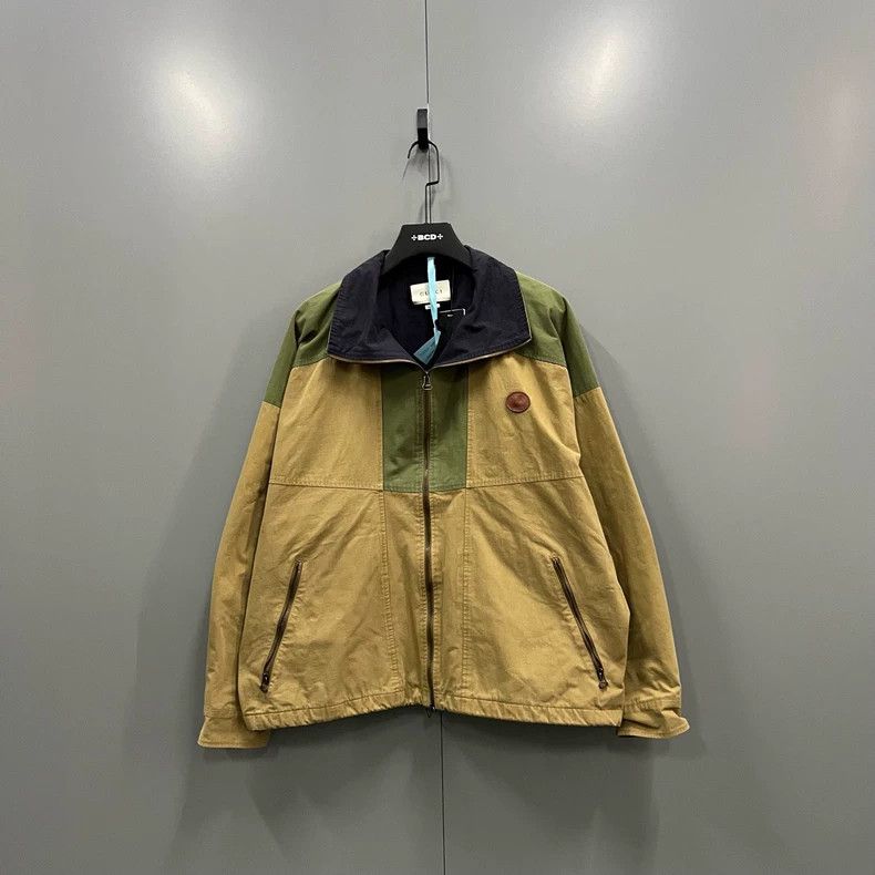 Gucci Color-blocked logo zipper jacket 2502-Nextarrow