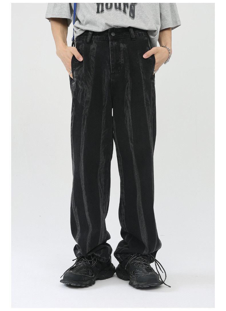 Japanese Brand × Jean Vintage high street washed straight jeans Size US 32 / EU 48 - 1 Thumbnail
