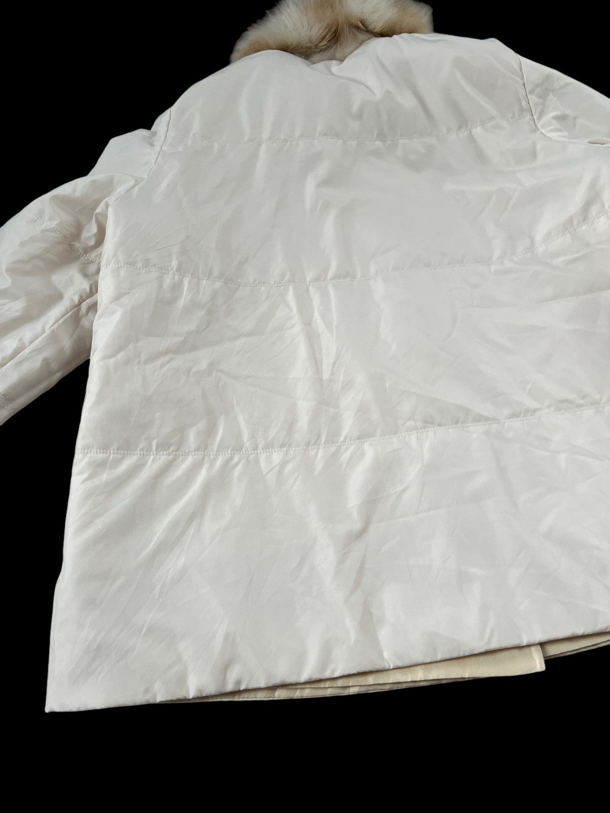 Balmain Vintage 90s Balmain Reversible Fur Silk Coat Size M / US 6-8 / IT 42-44 - 22 Thumbnail