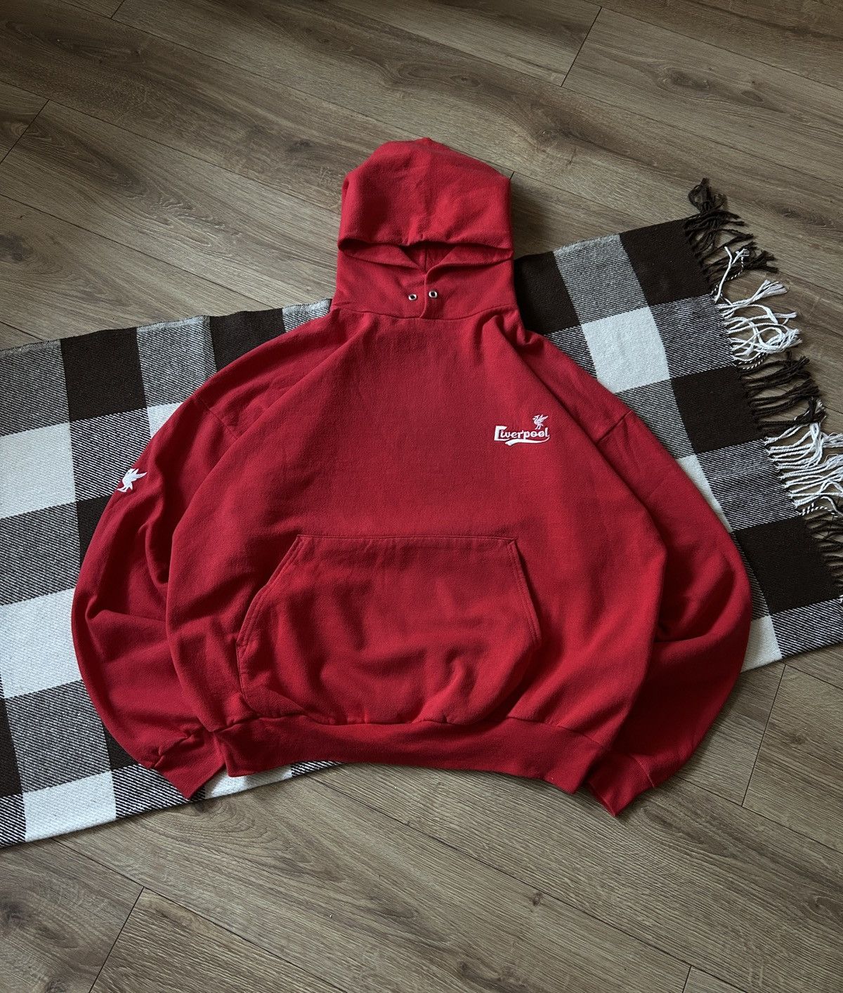 Vintage Vintage Liverpool Y2k Oversized Baggy fit hoodies mens Size US XL / EU 56 / 4 - 1 Thumbnail