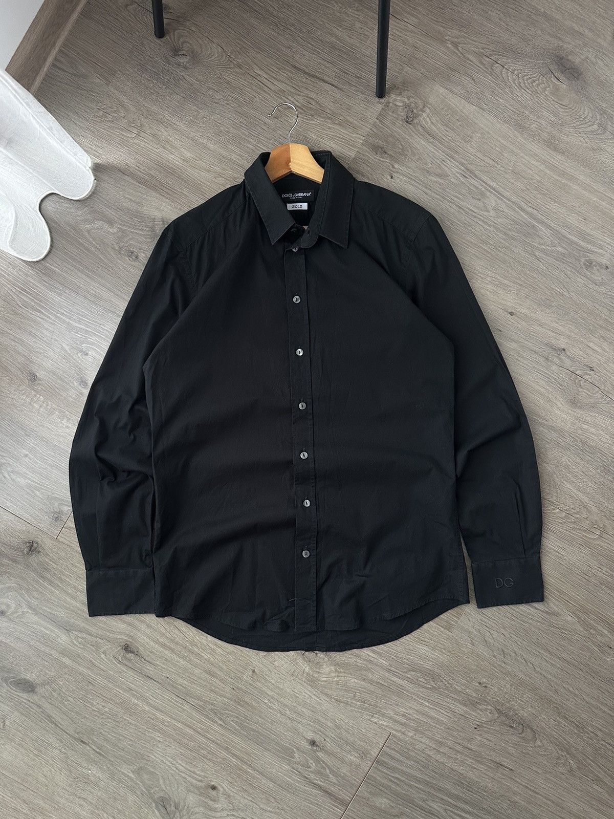 Dolce & Gabbana Vintage Dolce Gabbana Black Big Logo Shirt Size US M / EU 48-50 / 2 - 2 Thumbnail