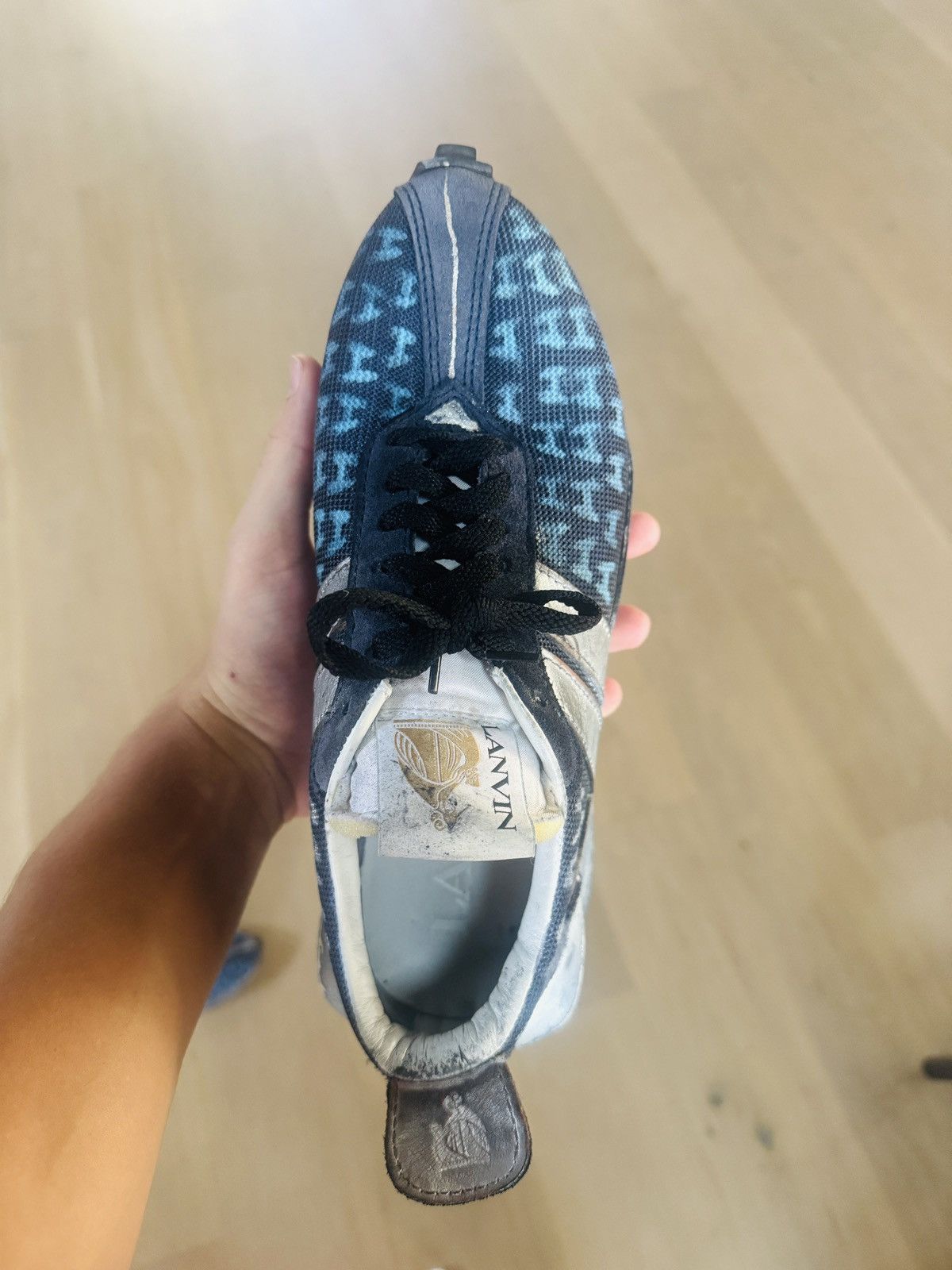 Lanvin Steve Aoki Custom 1 of 1 Hand Painted Lanvin Shoes Size US 8.5 / EU 41-42 - 4 Thumbnail