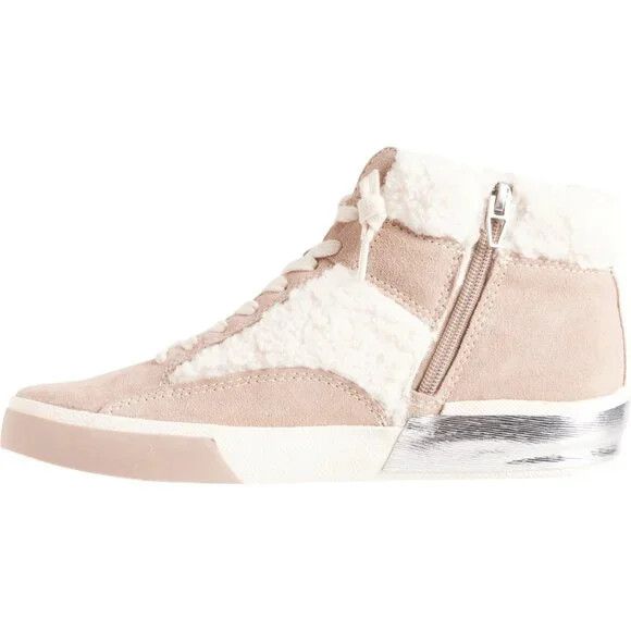 Dolce Vita Dolce Vita Zilvia Plush High-Top Sneakers - Suede Size US 7 / IT 37 - 3 Thumbnail