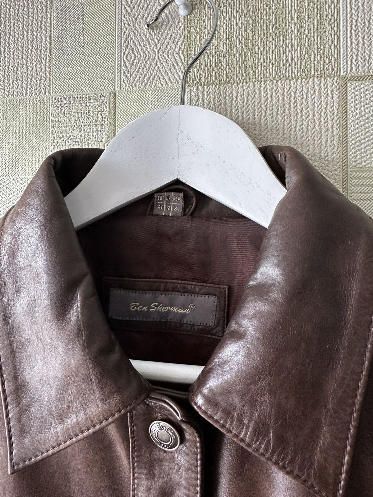 Ben Sherman Ben Sherman women’s learher jacket size S good cond Size M / US 6-8 / IT 42-44 - 9 Thumbnail