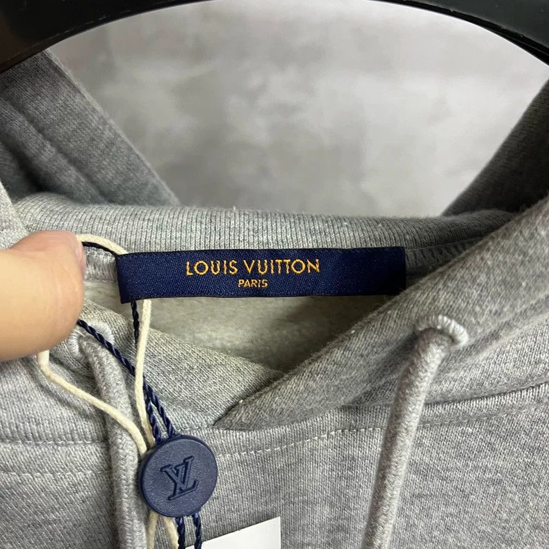 Louis Vuitton Louis Vuitton Louis Vuitton Gray Neon Graphic Hoodie-2506 Size US L / EU 52-54 / 3 - 3 Thumbnail