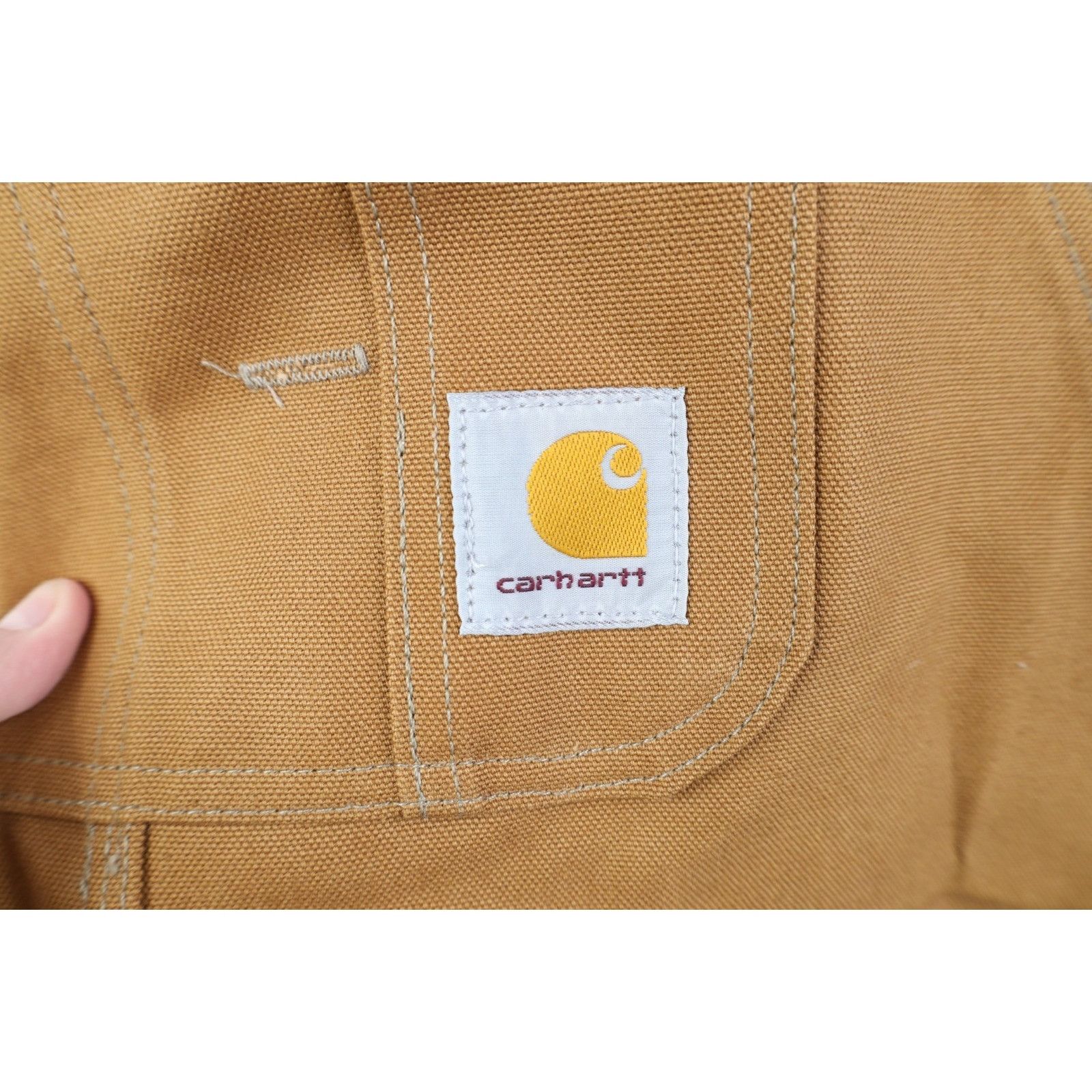 Carhartt Deadstock Vintage Y2K Carhartt Double Knee Duck Overalls Size US 40 / EU 56 - 6 Thumbnail