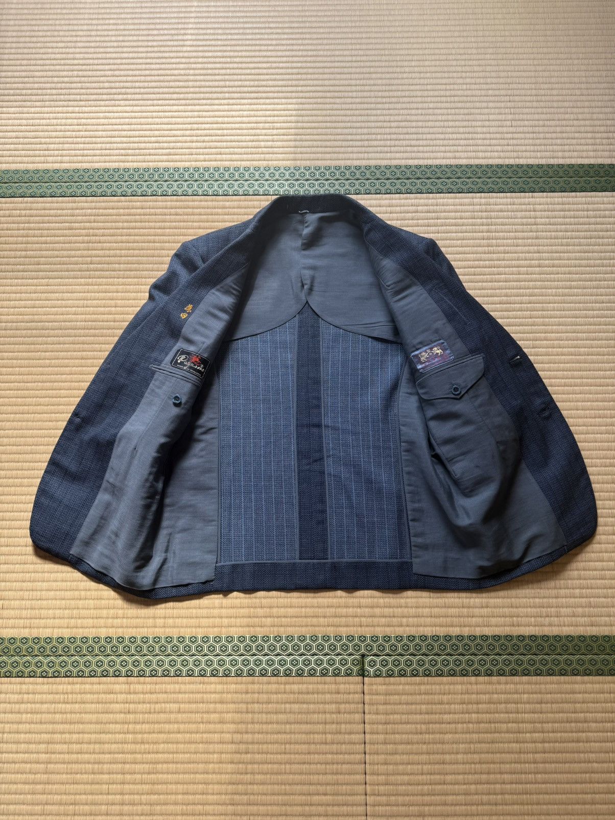 Other Spring&Autumn Vintage Japanese Blue Suit Set-Up Size 38R - 8 Thumbnail