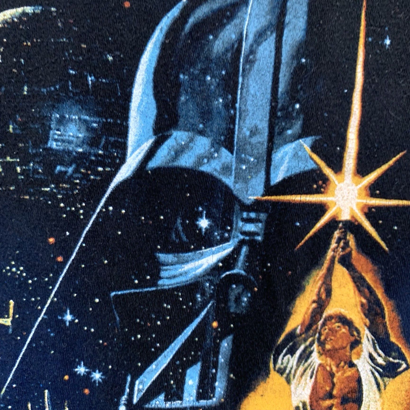 Star Wars Star Wars Comic Book Art T-Shirt Unisex Adult Large Black Graphic Print Vader Luke Leia Size US L / EU 52-54 / 3 - 5 Thumbnail