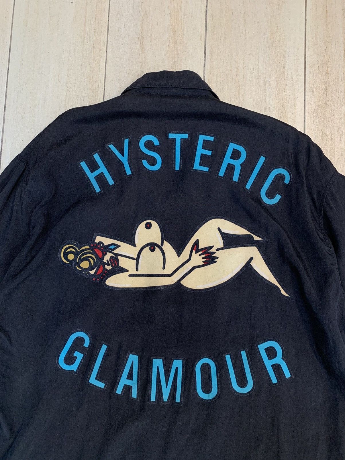Hysteric Glamour 1990s Hysteric Glamour Rayon Short Sleeve Size US L / EU 52-54 / 3 - 8 Thumbnail