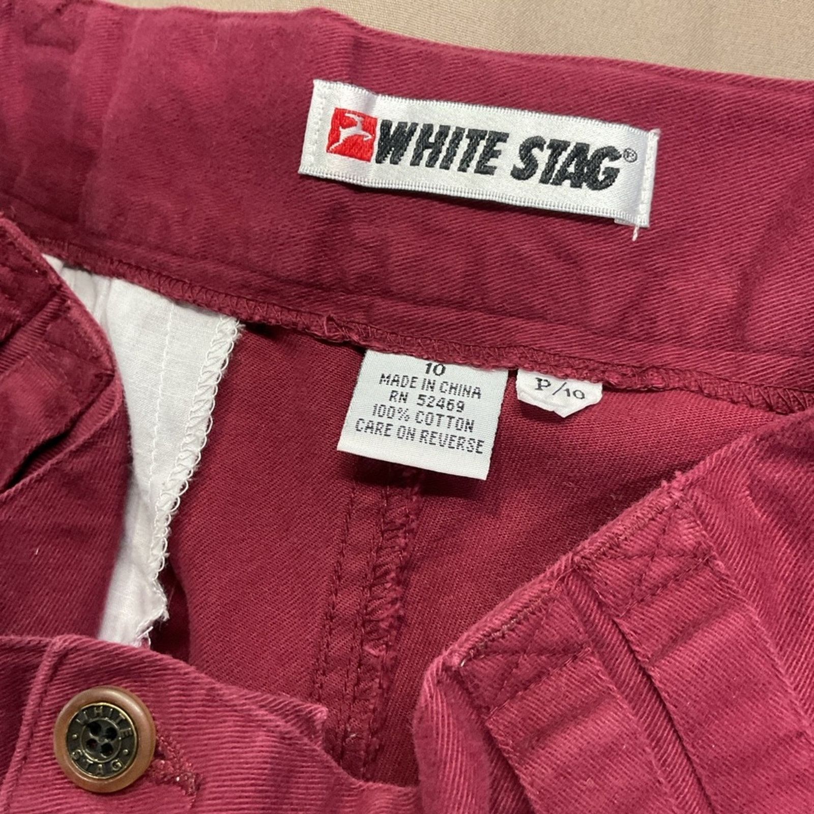 Vintage White Stag Women's Pants Size 28" / US 6 / IT 42 - 3 Thumbnail