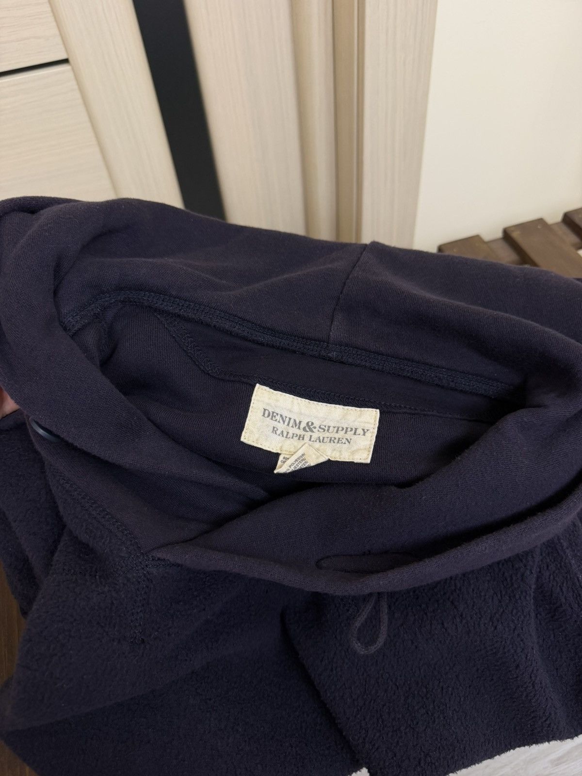 Denim & Supply Ralph Lauren Vintage Denim Supply Ralph Lauren fleece logo hoodie size L Size US L / EU 52-54 / 3 - 13 Thumbnail