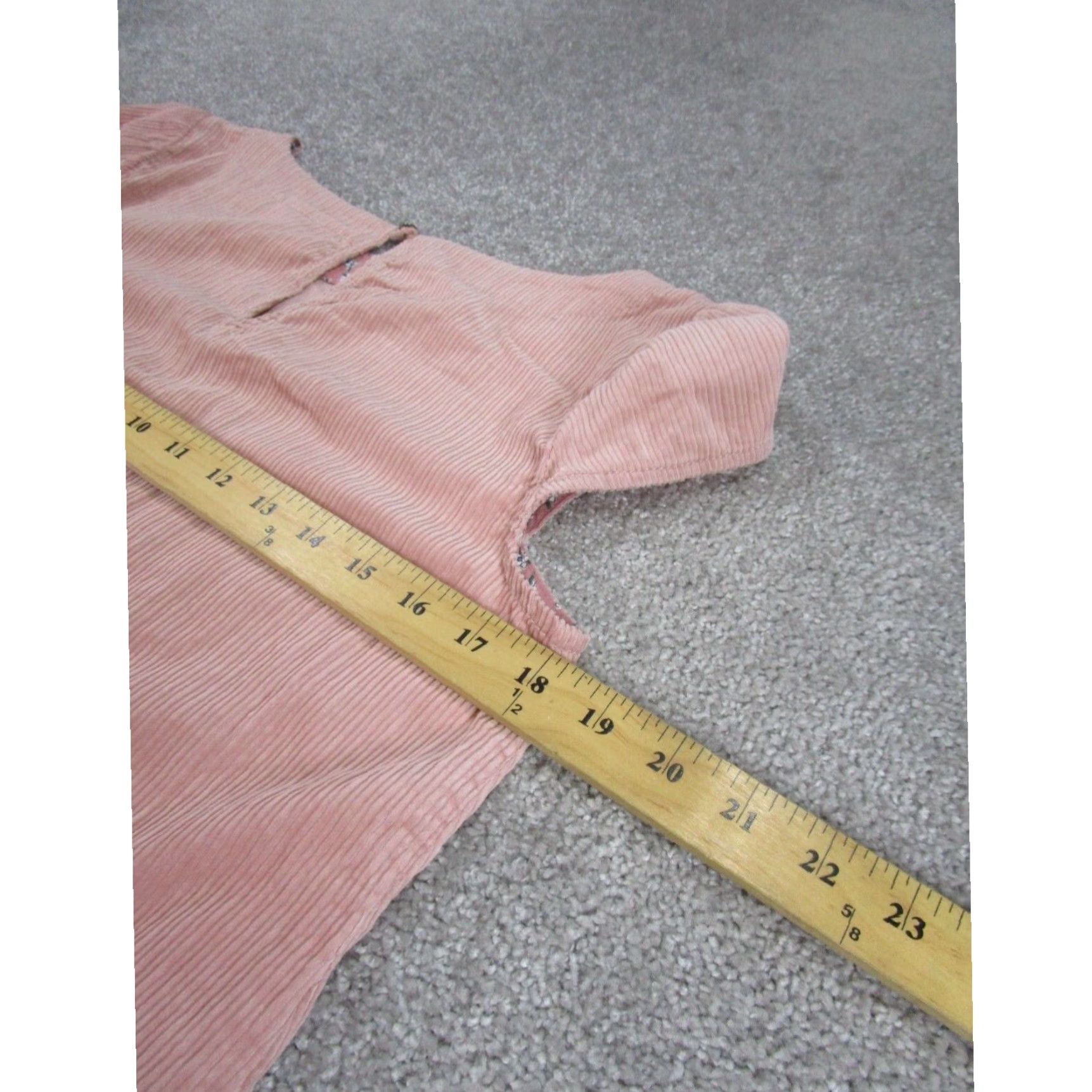 Vintage Womens Corduroy Pink Cotton Casual Maeve Shift Dress Sleeveless 2 Size XS / US 0-2 / IT 36-38 - 6 Thumbnail