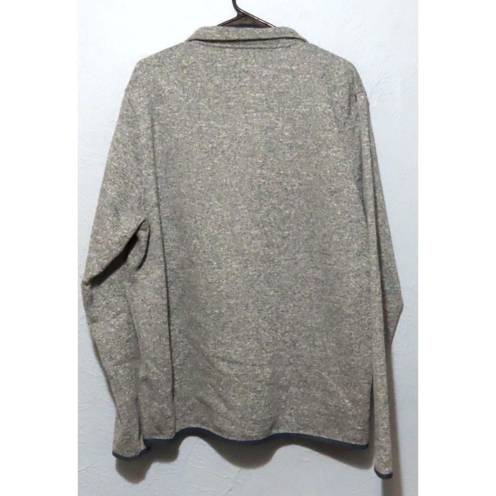 J.Crew J.CREW Authentic Sweater Men XL Marled Fleece Mock Neck Pullover Gray Solid Long Sleeve Casual Knit Size US XL / EU 56 / 4 - 5 Thumbnail