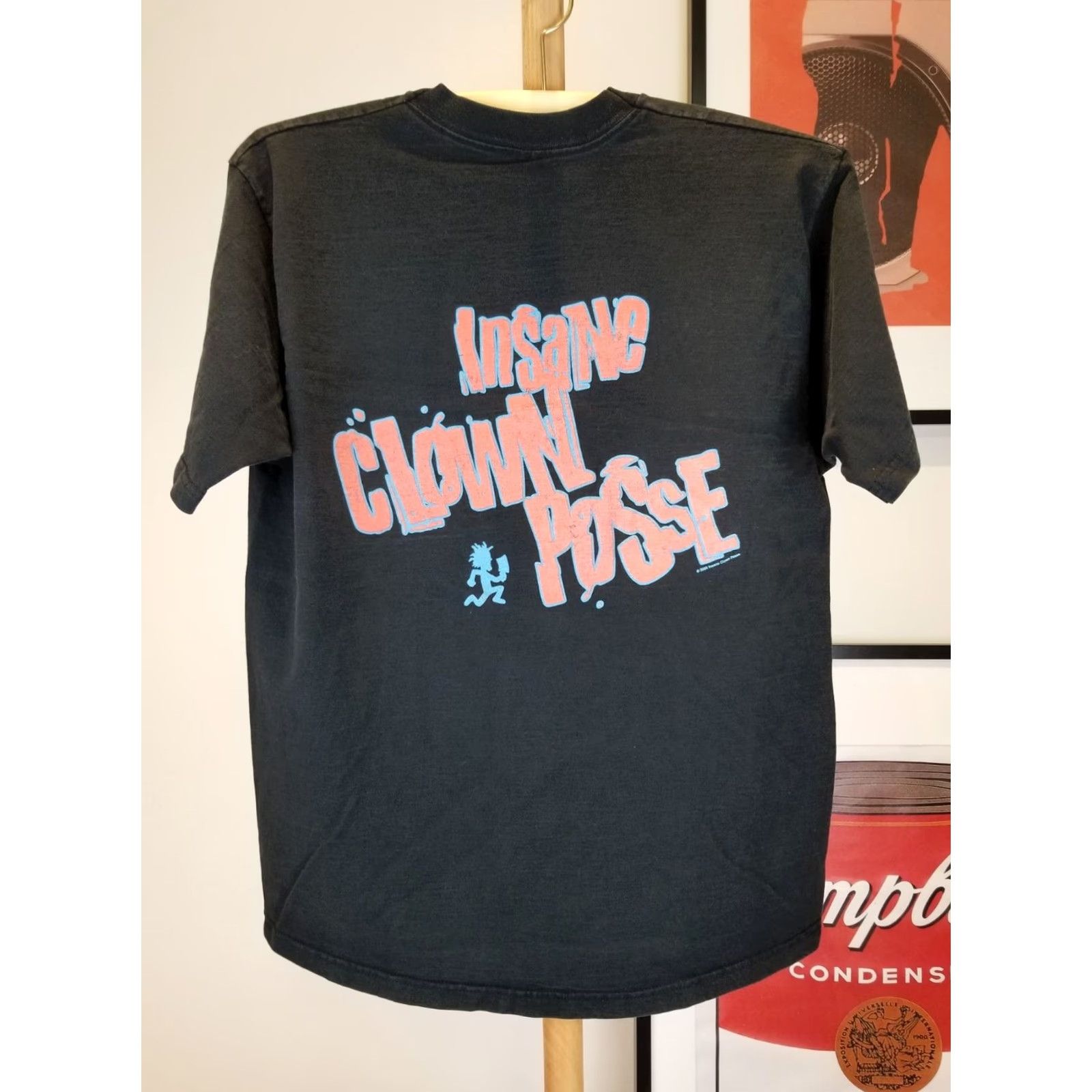 Fruit Of The Loom VINTAGE 2000 INSANE CLOWN POSSE 2 SIDE PRINT BLACK COTTON T-SHIRT SZ LARGE Size US L / EU 52-54 / 3 - 7 Thumbnail