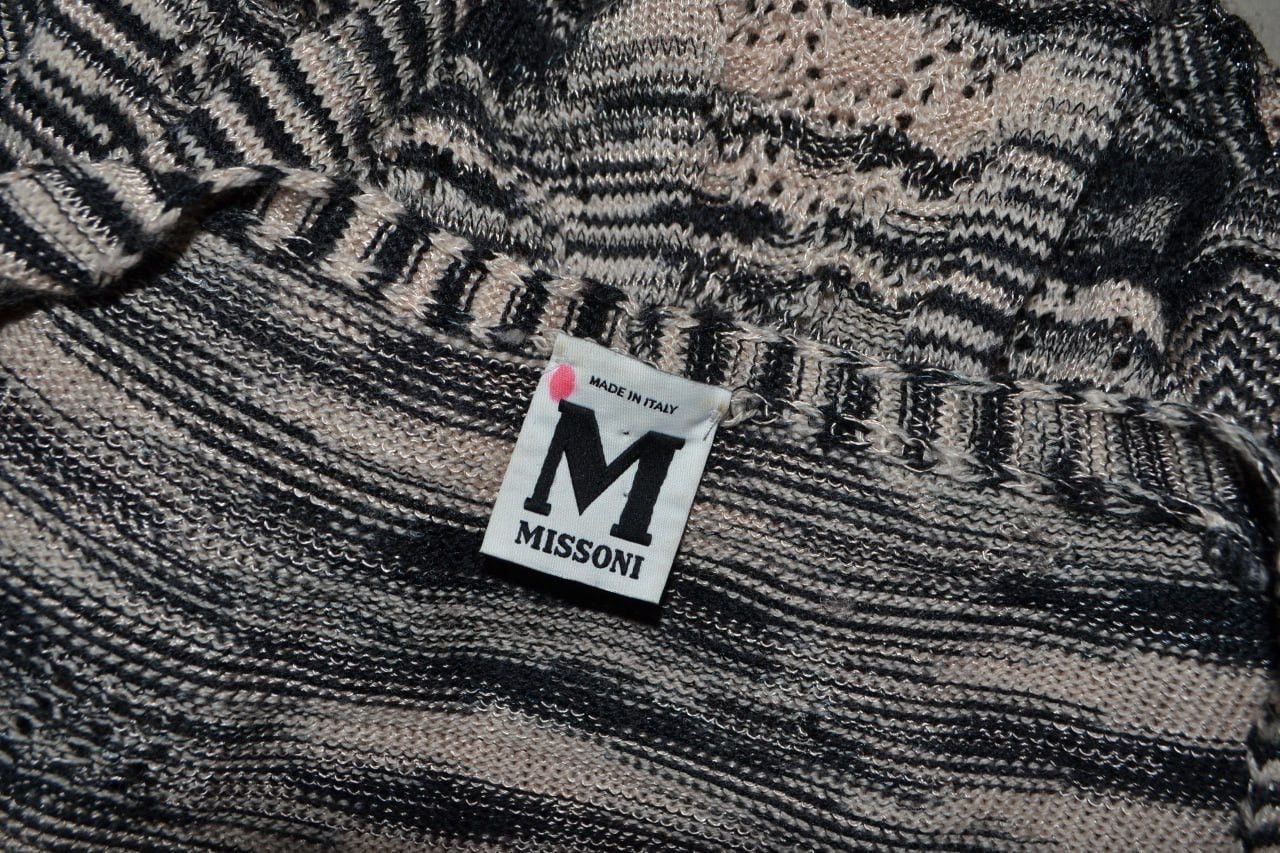 Missoni Missoni Crochet-knit Wide Sleeve Belted Cardigan Sweater Size S / US 4 / IT 40 - 11 Thumbnail