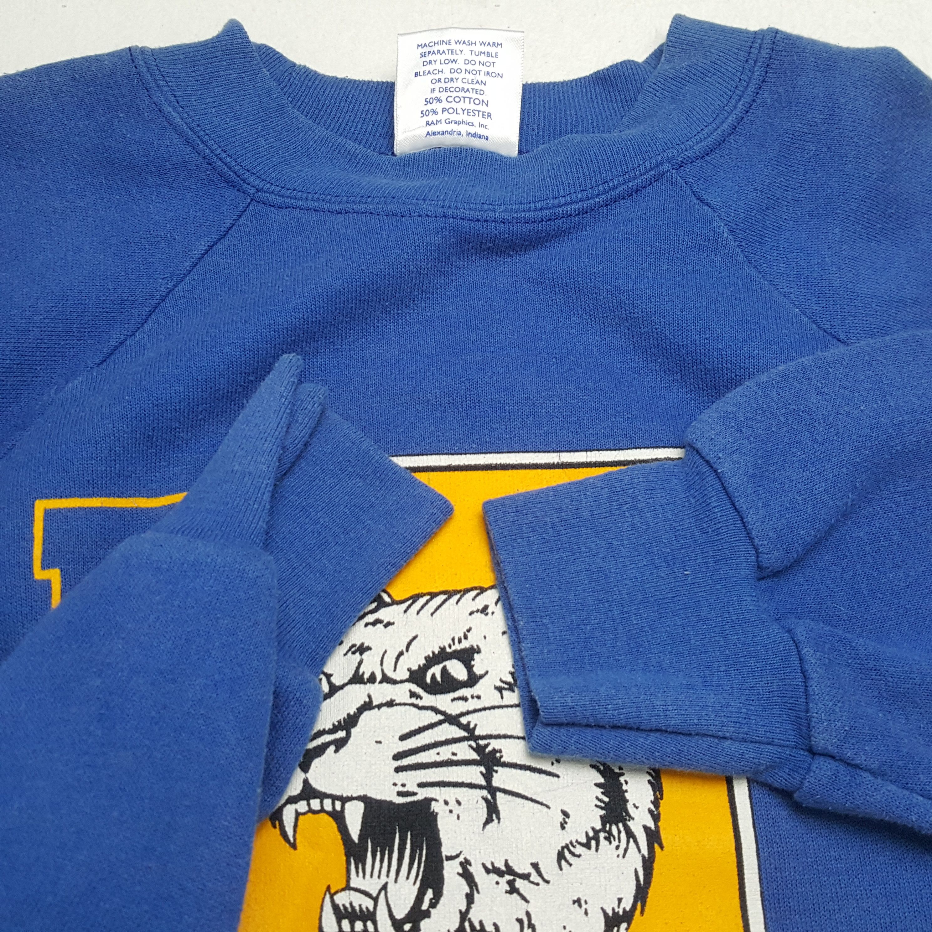 NFL × Vintage PITT PANTHERS NFL American Football Team Vintage Sweatshirt Size US M / EU 48-50 / 2 - 7 Thumbnail