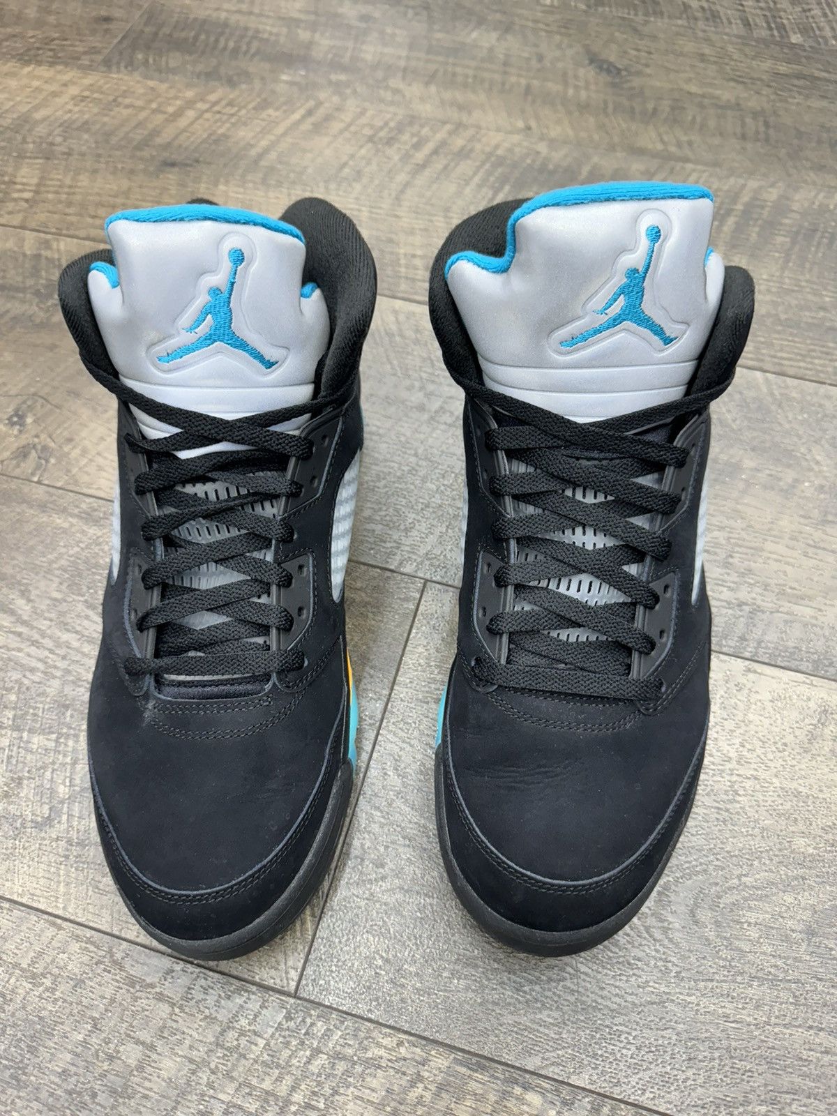 Jordan Brand AJ5 Air Jordan 5 Retro ‘Aqua’ (13) Size US 13 / EU 46 - 3 Thumbnail