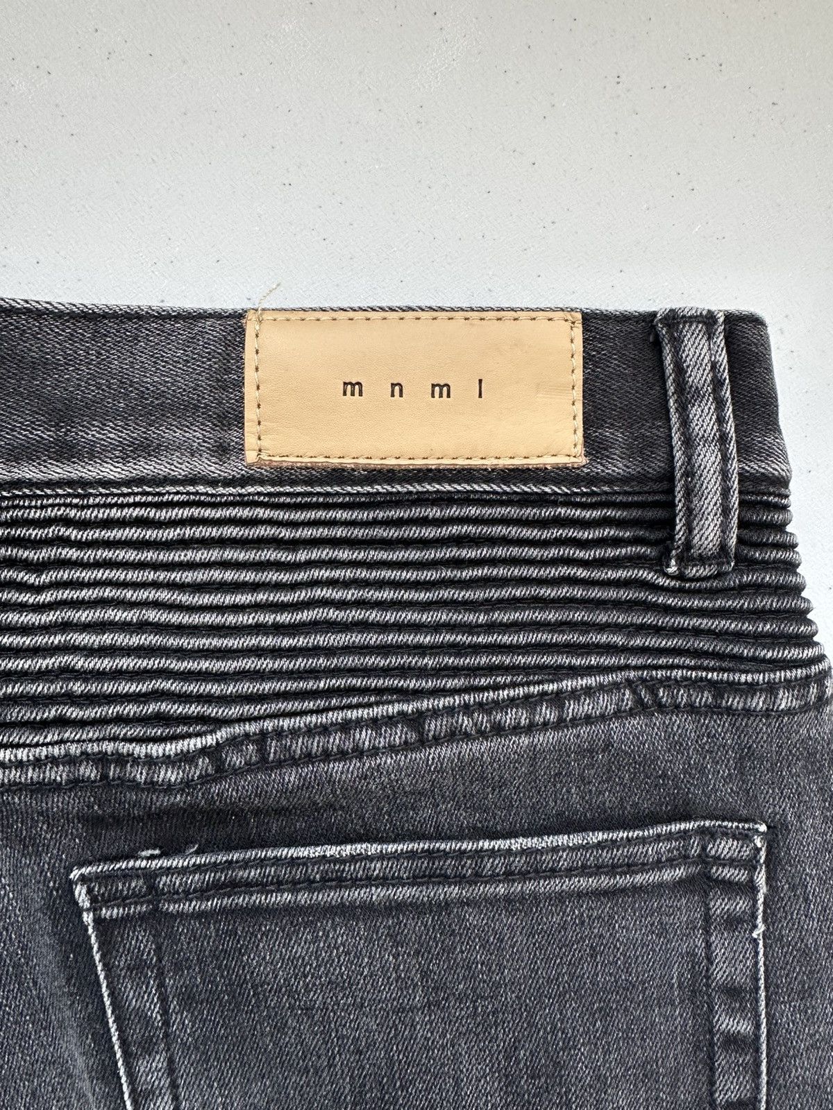 MNML MNML Skinny Avant Garde Jeans Pants Size US 29 - 10 Thumbnail