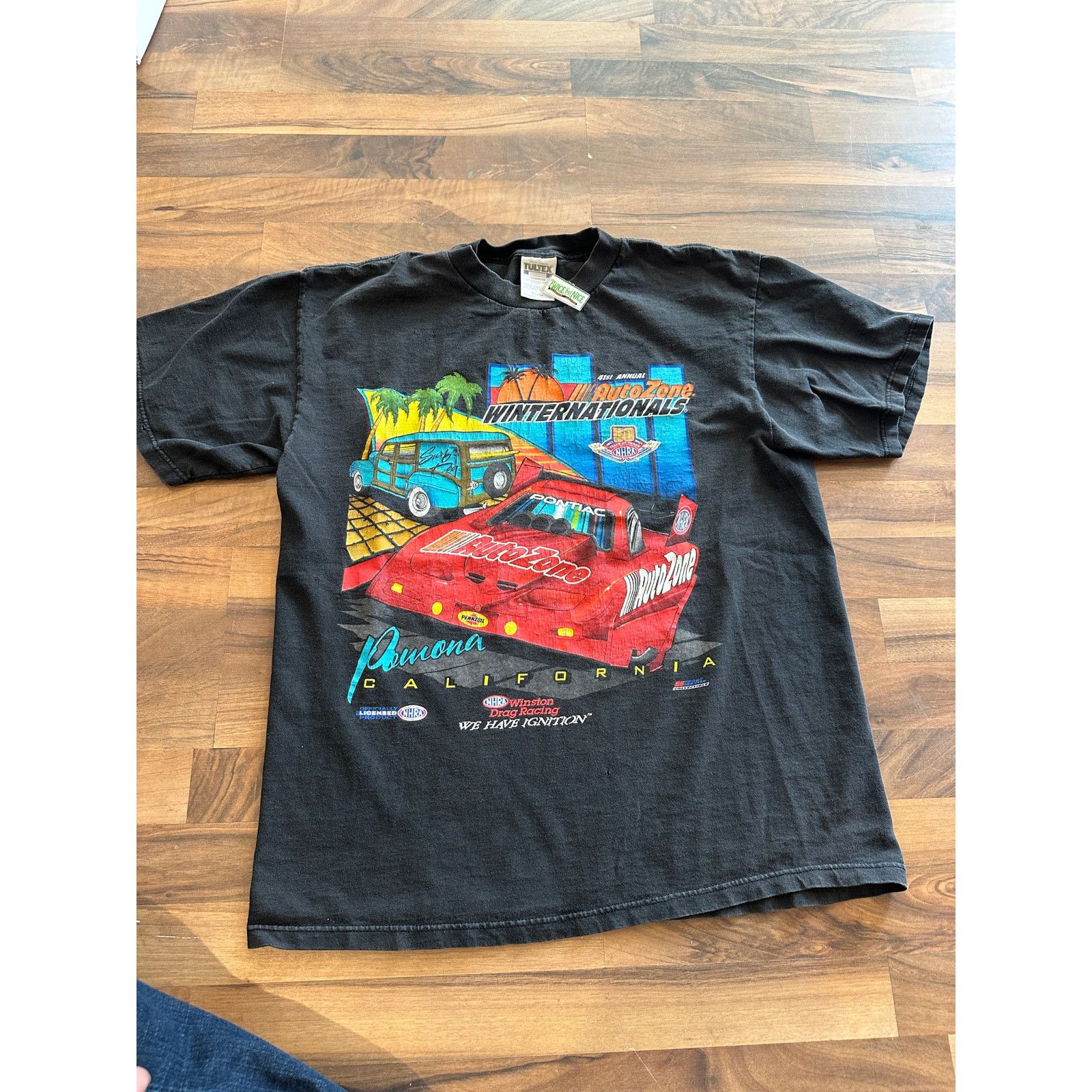 Tultex 2001 AutoZone Winter nationals NHRA Race Size XL Size US XL / EU 56 / 4 - 1 Thumbnail