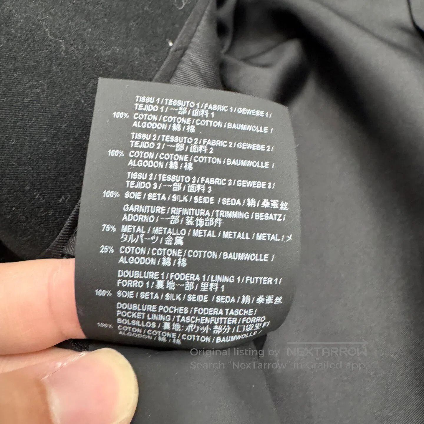 Saint Laurent Paris #REF! Size 42R - 4 Thumbnail