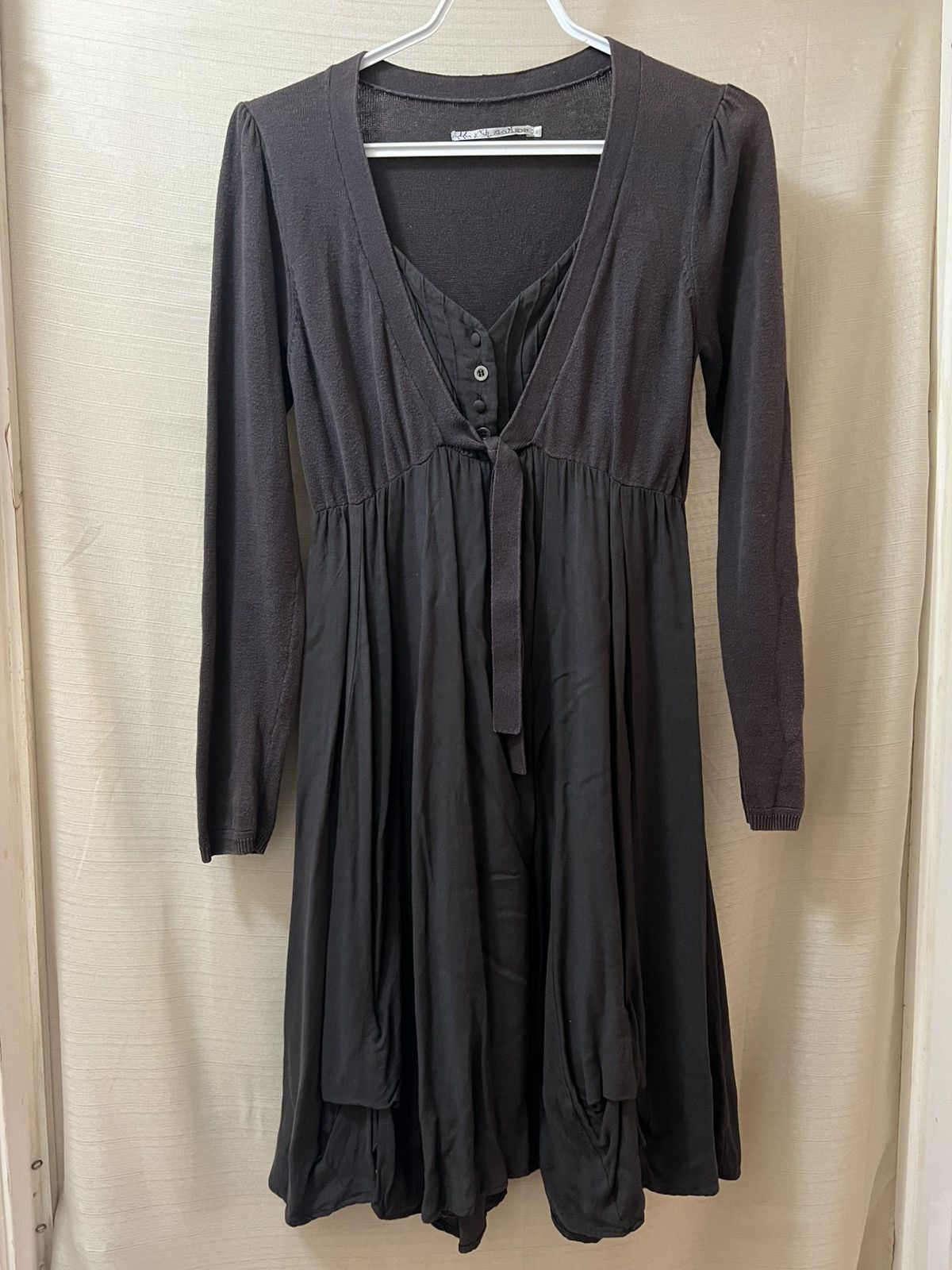 Other DDP grey dress size medium tie front and back Size M / US 6-8 / IT 42-44 - 1 Thumbnail