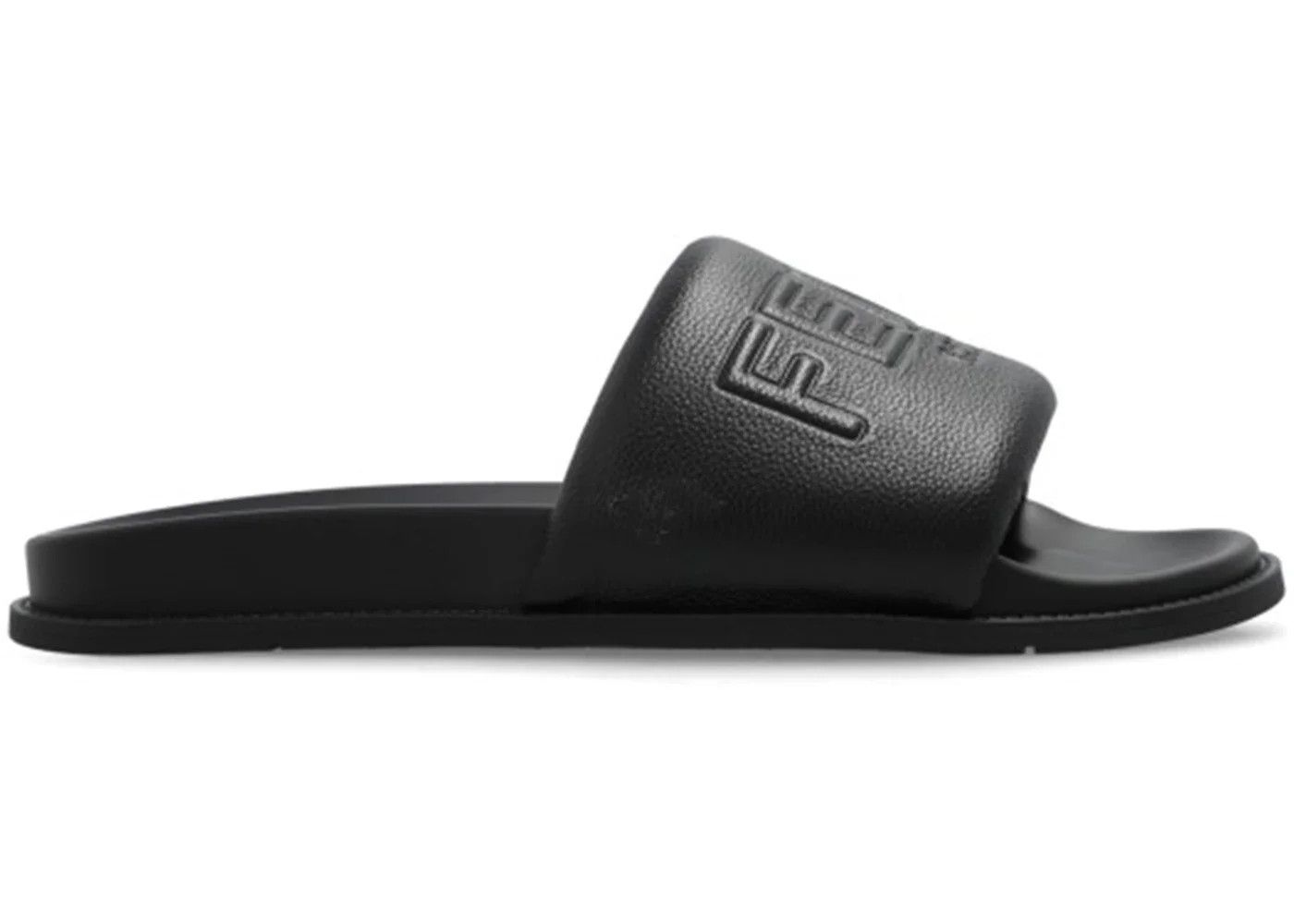 Fendi o1s1wg110426 Leather Roma Wide Band Slides in Black Size US 10 / EU 43 - 1 Preview