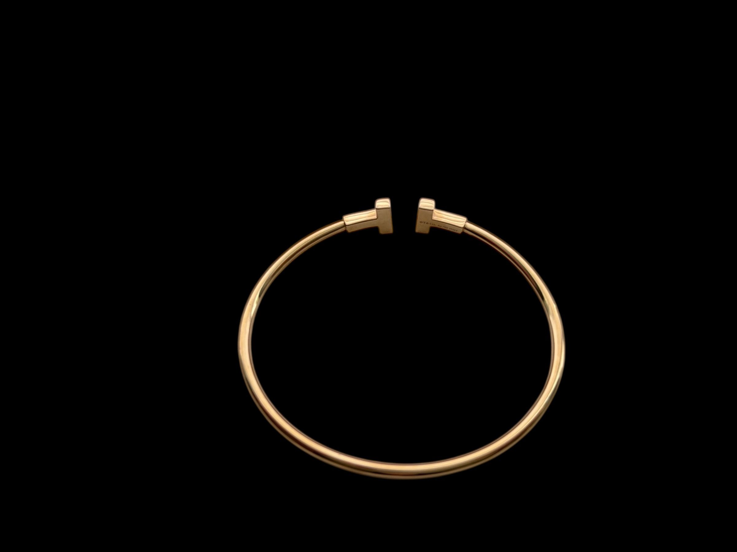 Tiffany & Co. Tiffany & Co. T Wire Bracelet 18K gold Size ONE SIZE - 2 Thumbnail