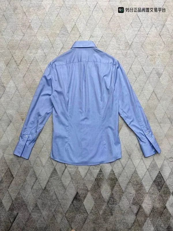 Brunello Cucinelli Brunello Cucinelli Men's Blue Lapel Button Long. Size US S / EU 44-46 / 1 - 8 Thumbnail