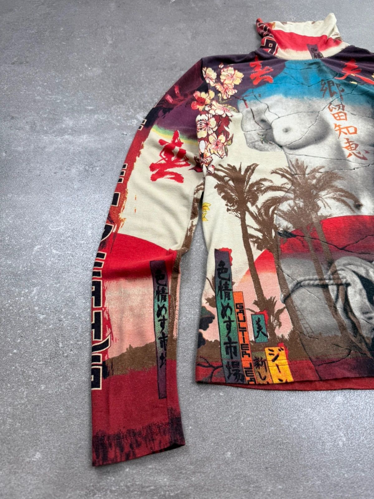 Jean Paul Gaultier mesh top t-shirt vintage archive y2k 90s