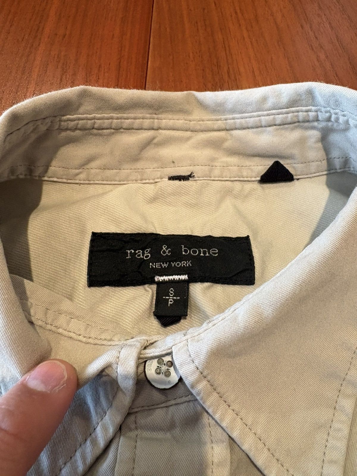 Rag & Bone Rag & Bone gray shirt small Size US M / EU 48-50 / 2 - 3 Thumbnail