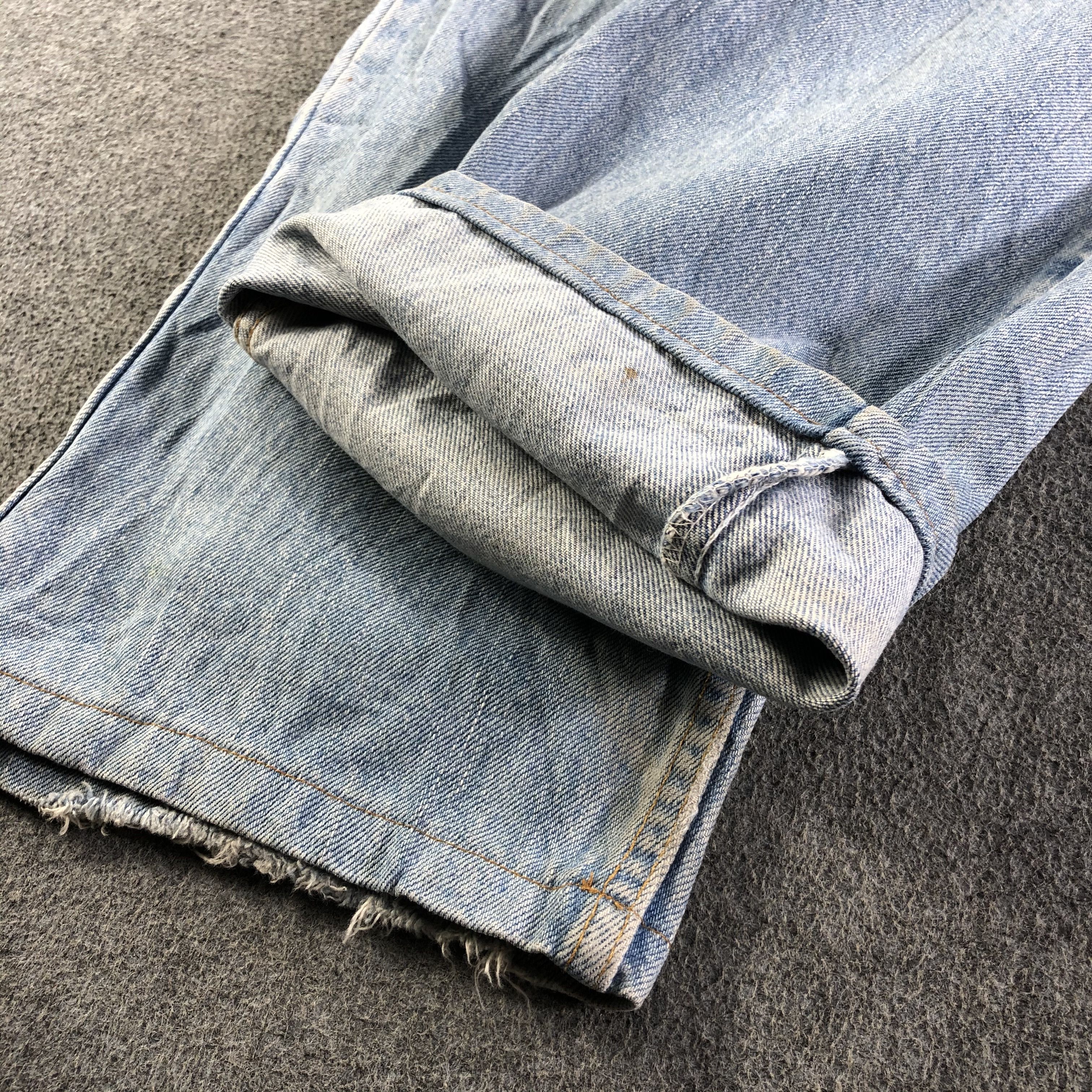 Levi's 90s Vintage Light Wash Levis 505 Jeans-J4187 Size US 38 / EU 54 - 7 Thumbnail
