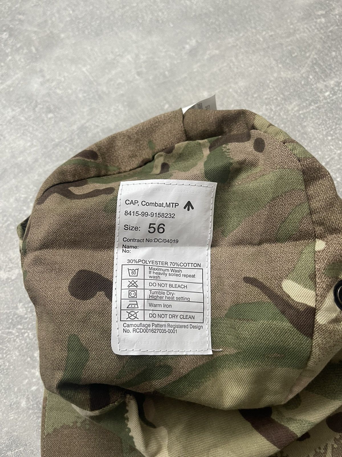 Japanese Brand Military cap Vintage Camo Y2k olive Size ONE SIZE - 8 Thumbnail