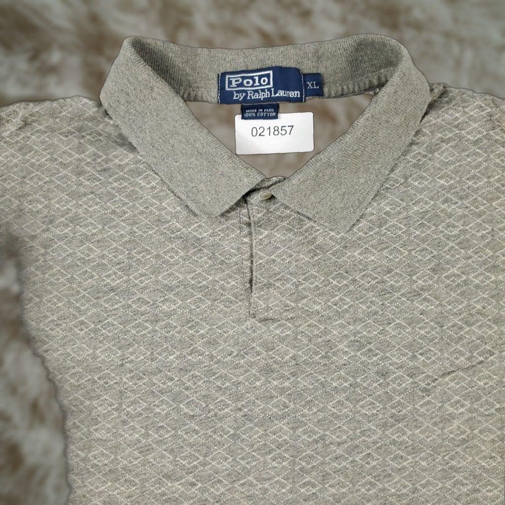 Ralph Lauren Ralph Lauren Shirt Polo Mens XL Gray Short Sleeve Casual Adult Size US XL / EU 56 / 4 - 1 Thumbnail