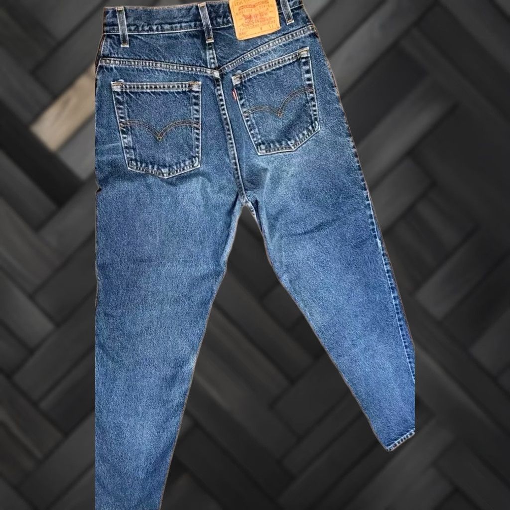 Levi's VINTAGE Levi's 550 Relaxed Fit Jeans Womens Sz 10 28x32 Blue Retro Modern 80s 90s Design Mens Women Boys Girls Size 32" / US 10 / IT 46 - 1 Thumbnail