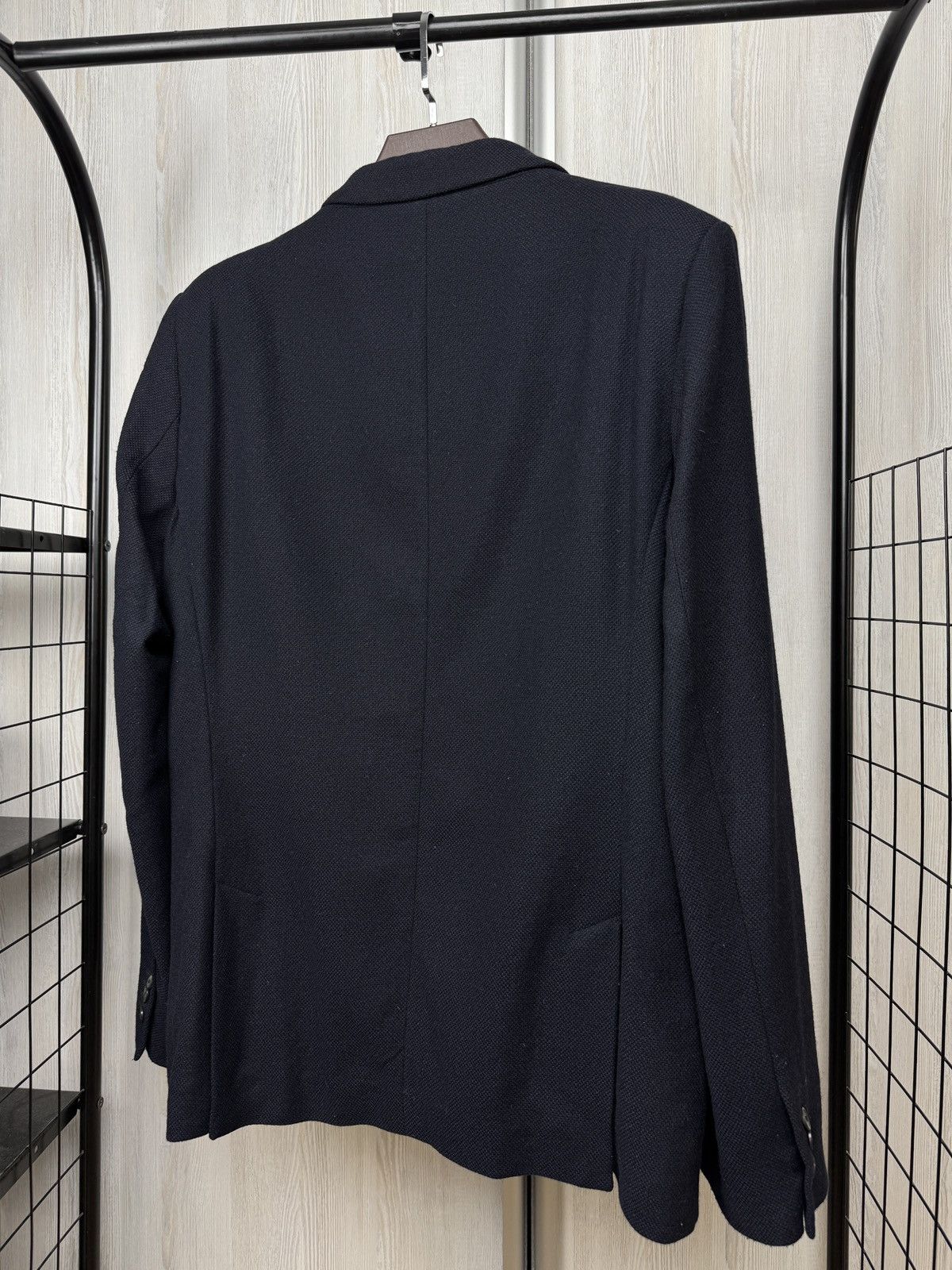 CLOSED CLOSED wool cashmere navy blue unlined 3 button blazer Size 44R - 8 Thumbnail