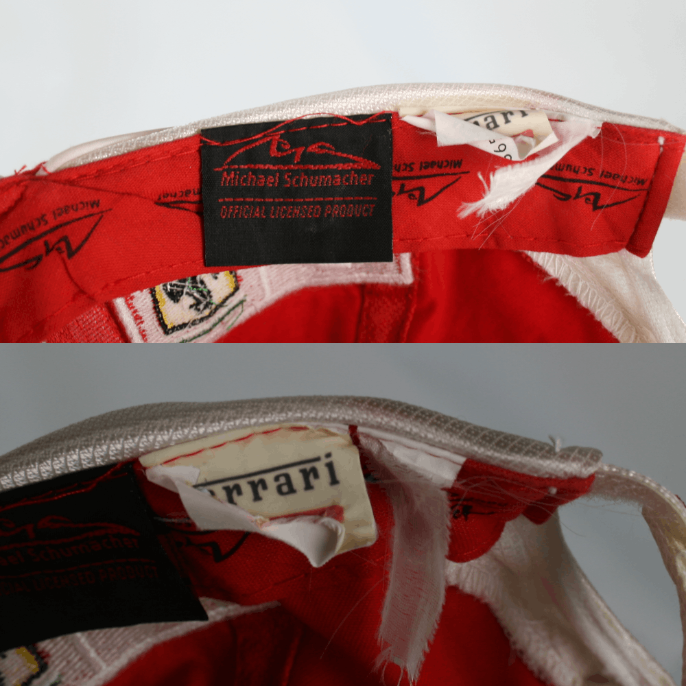 Ferrari 00S Michael Schumacher Logo Racing Cap Vintage Size ONE SIZE - 7 Thumbnail
