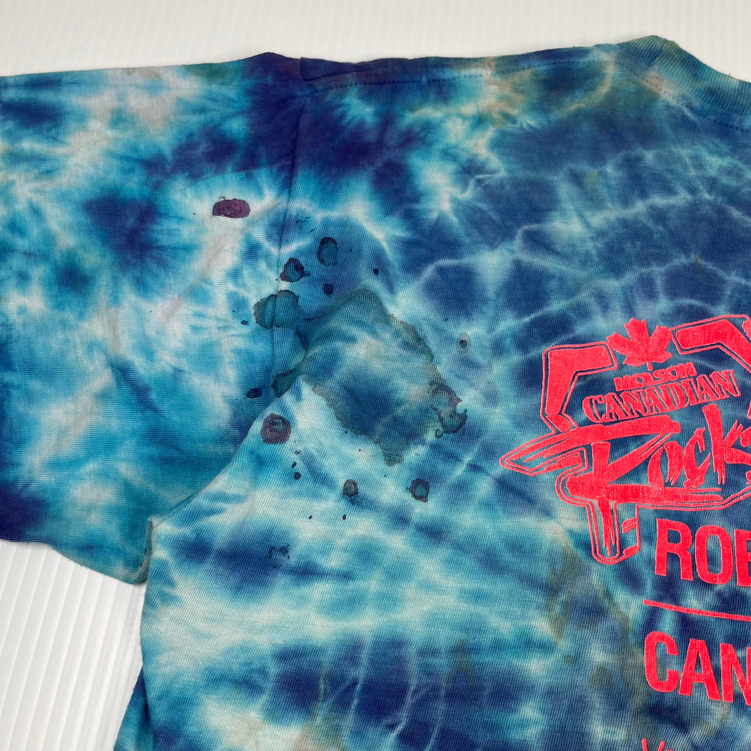 Vintage 1990 Robert Plant Canadian Tour Tie Dye Tee XL Size US XL / EU 56 / 4 - 12 Thumbnail