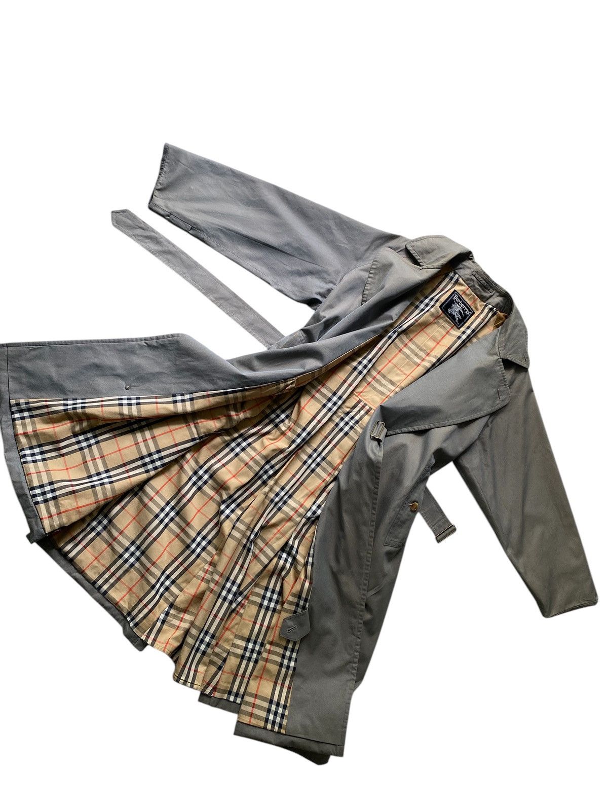 Burberry × Burberry Prorsum × Vintage Vintage BURBERRY TRENCH COAT double linning check plaid Size US L / EU 52-54 / 3 - 9 Thumbnail