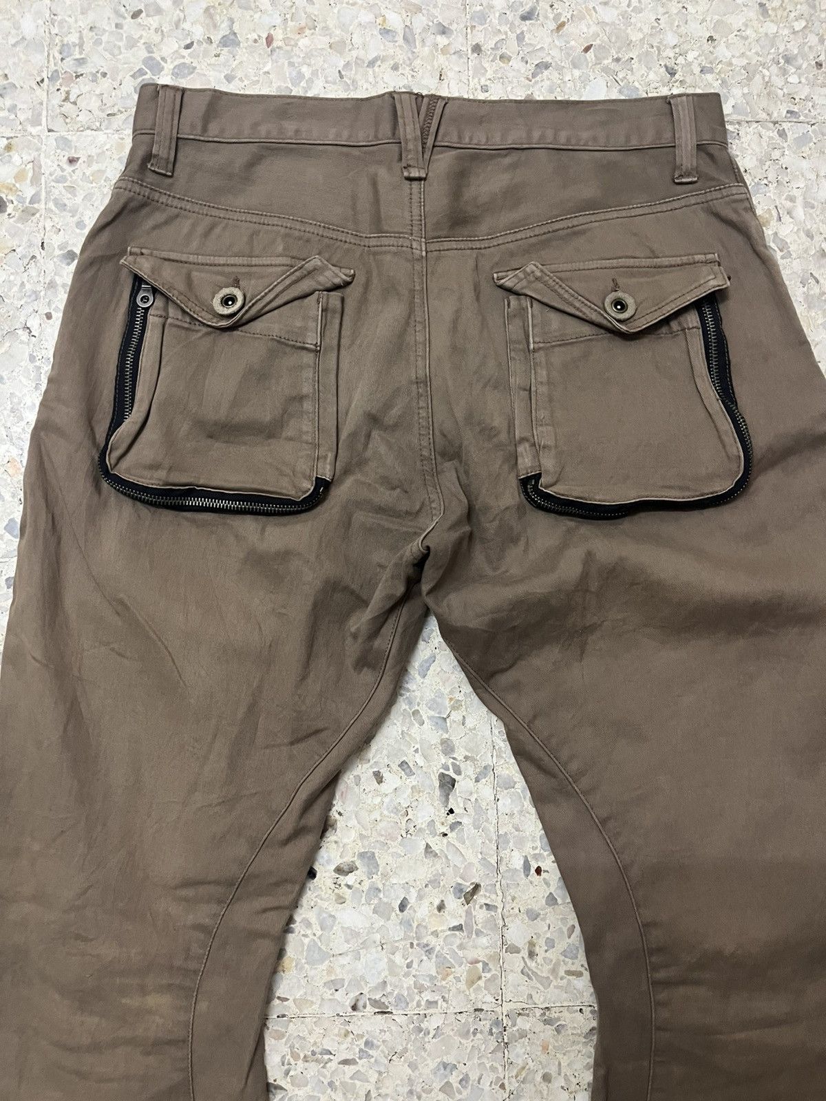 PPFM PPFM Japan Y2K Techwear Cargo Pants Curved Leg Design Size US 32 / EU 48 - 4 Thumbnail